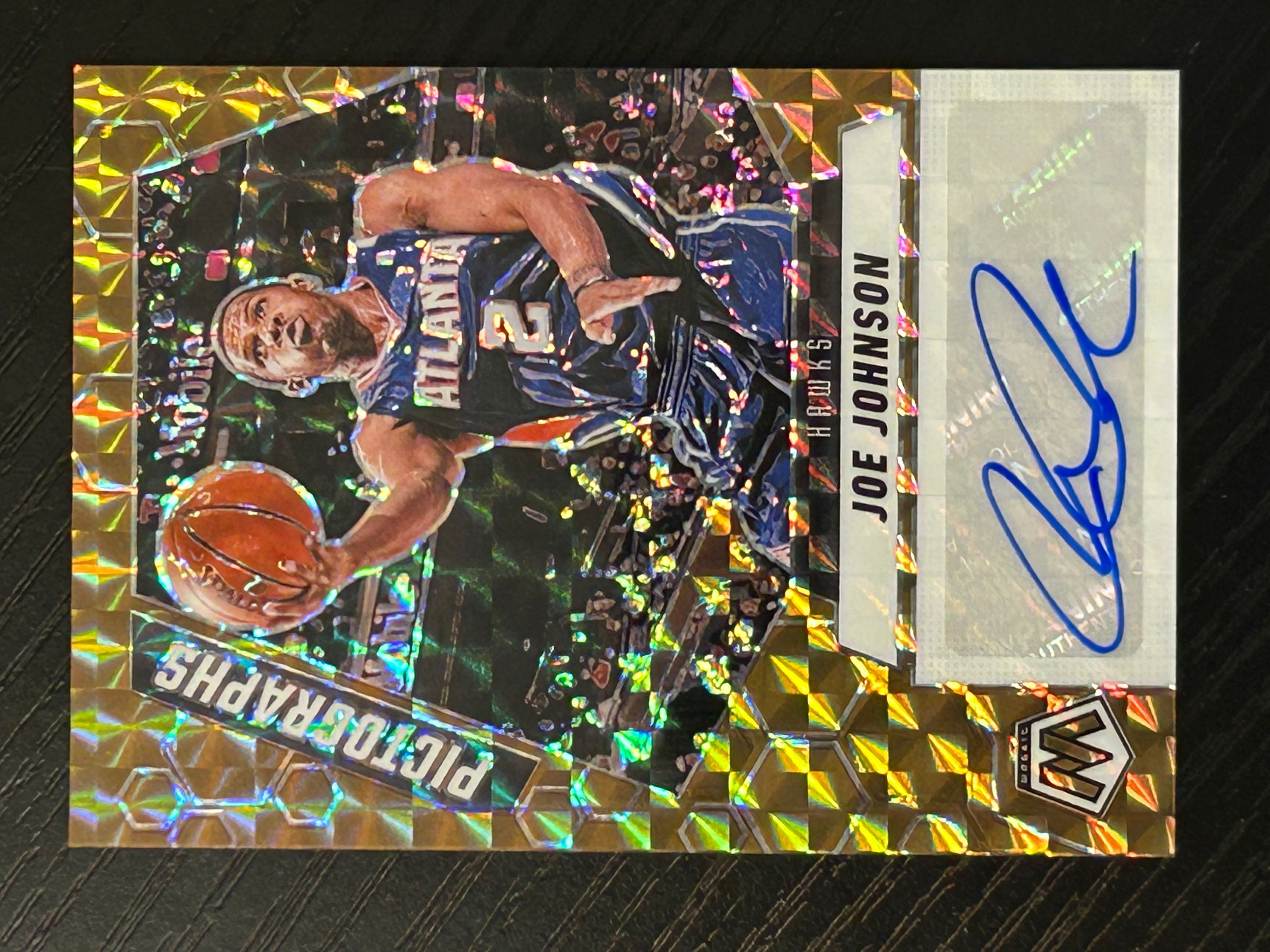 2024-25 Panini Mosaic Joe Johnson Bronze Pictographs Prizm 22/49