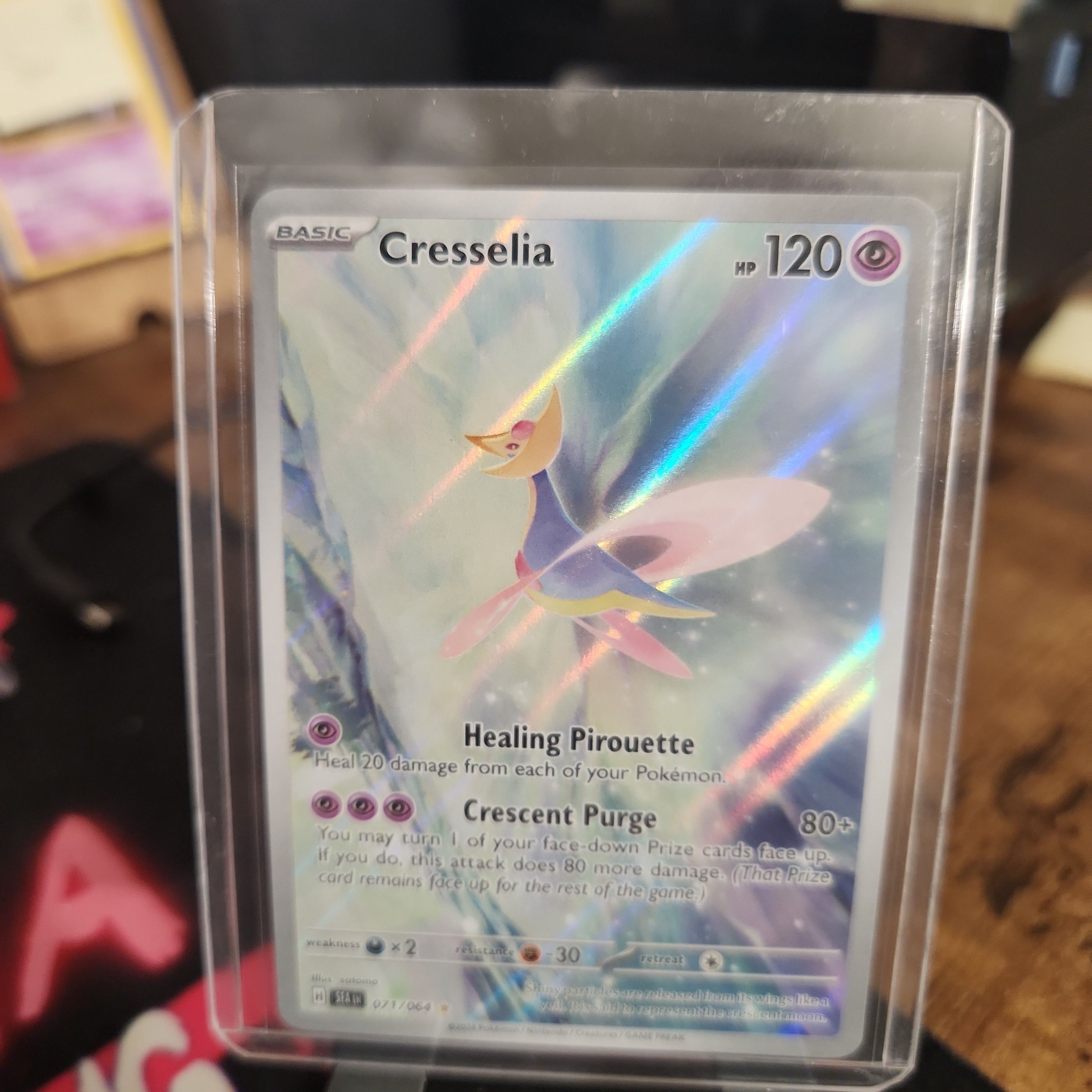 Cresselia 071/064 Illustration Rare Shrouded Fable Pokemon