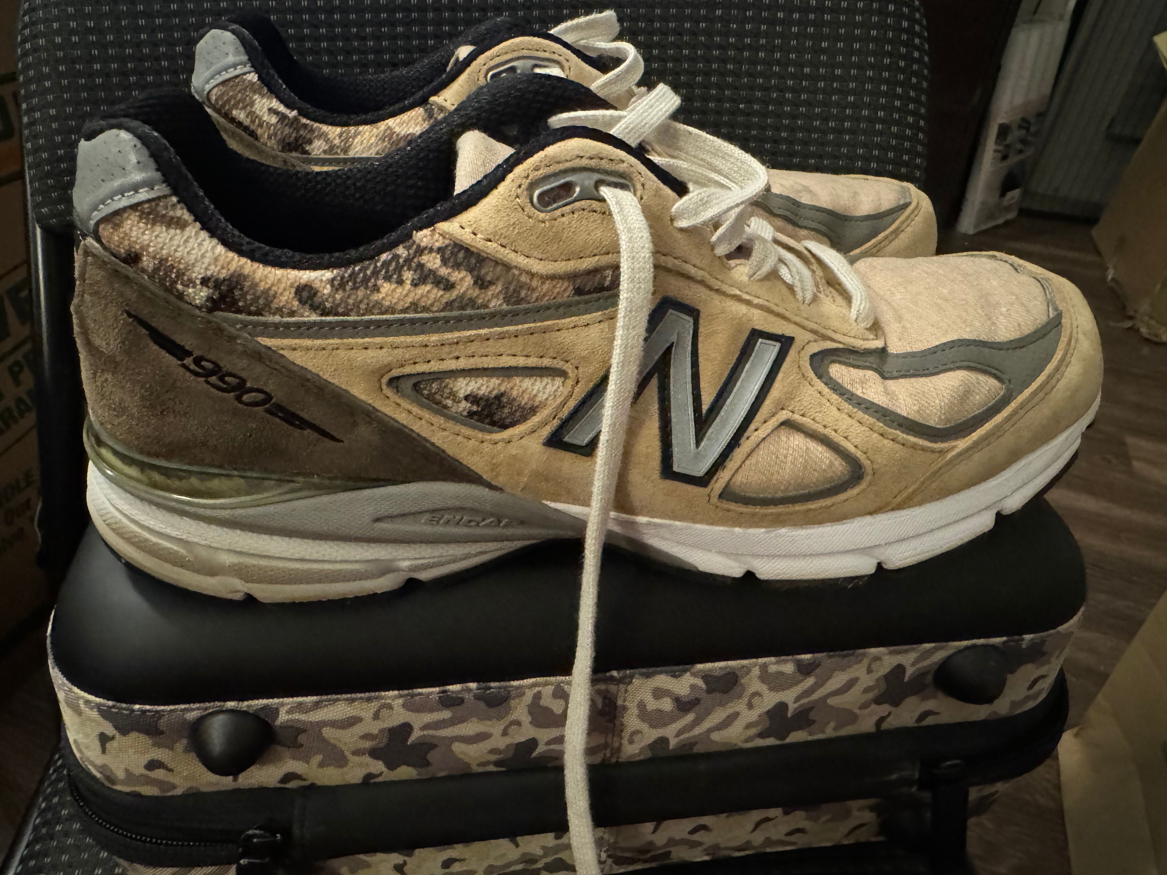 New balance 990v4 camo best sale