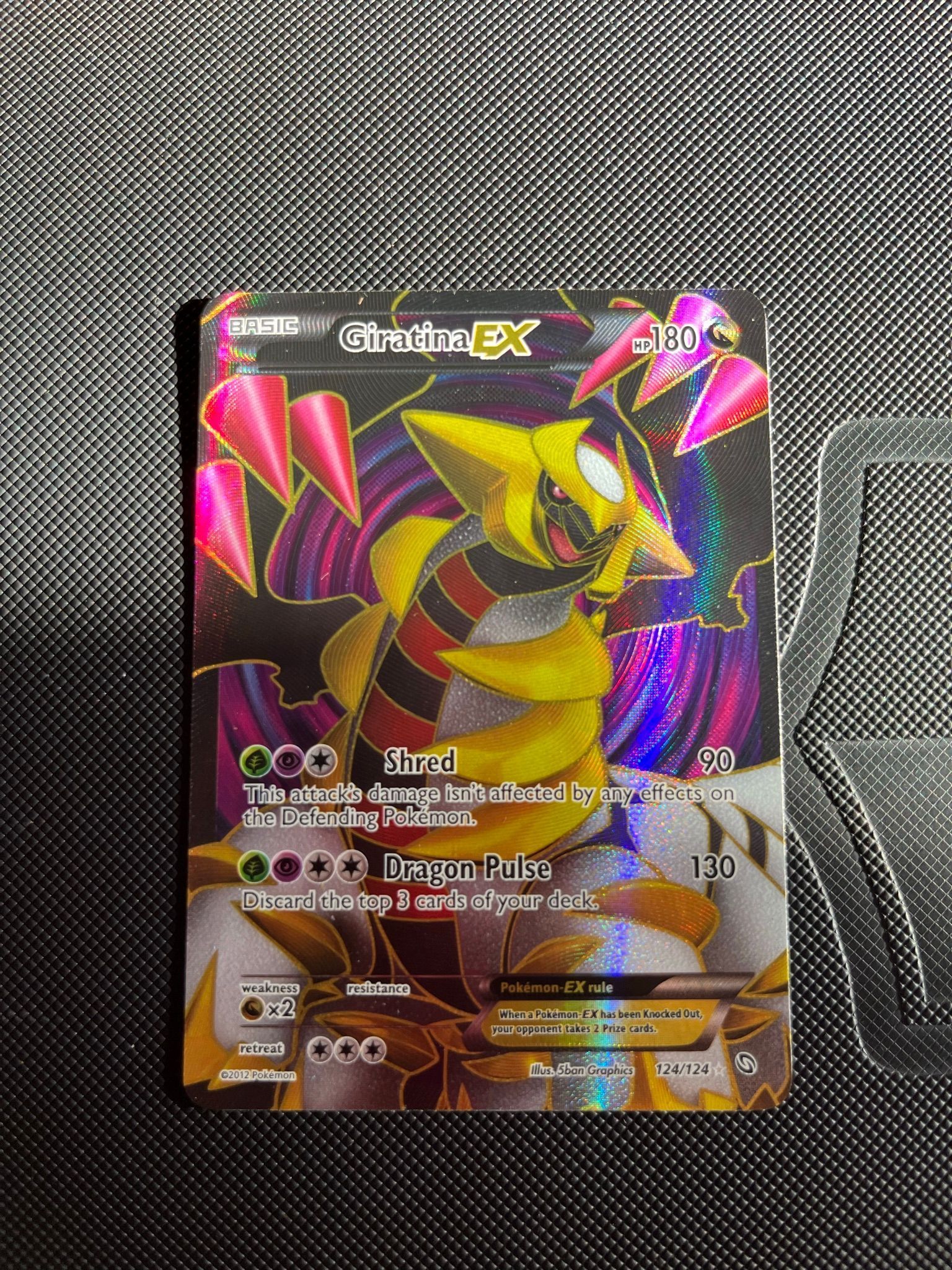 Pokemon - Giratina-EX (124) - BW - Dragons Exalted