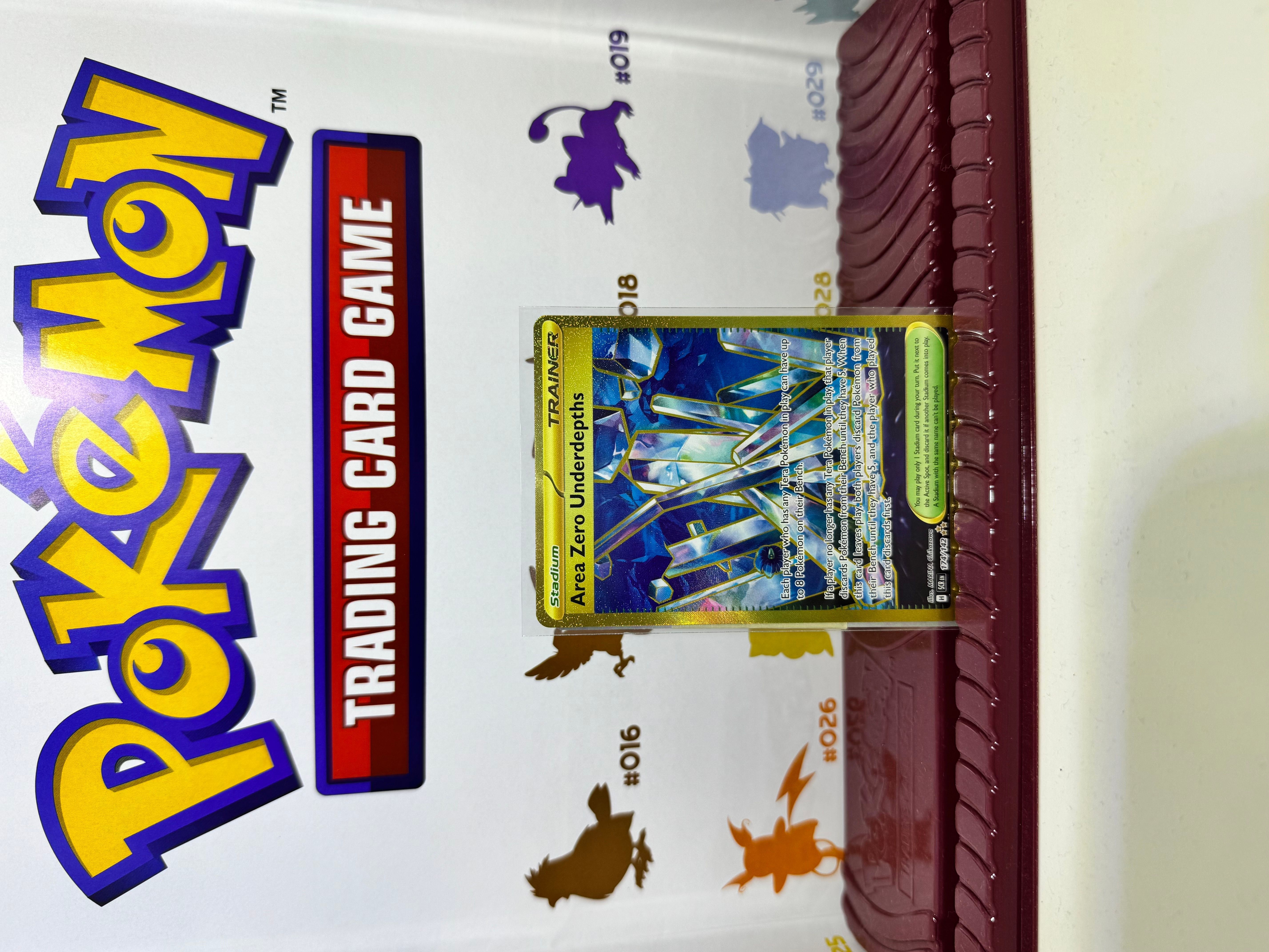 Area Zero Underdepths 174/142 Hyper Rare Gold Pokemon Stellar Crown   Whatnot: Shop, Sell, Connect