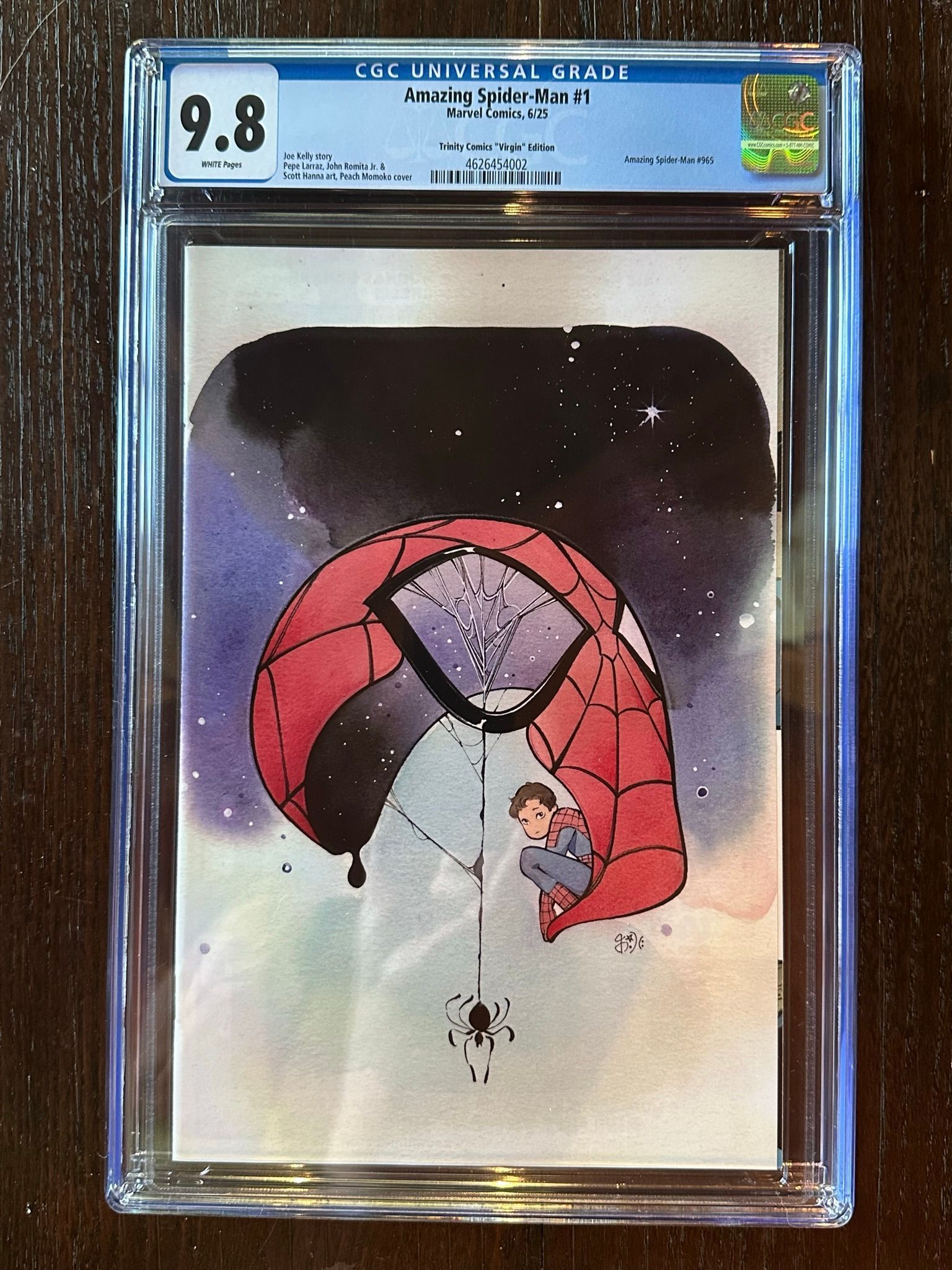 Amazing Spider-Man, Vol. 7 #1. 2025. Peach Momoko Virgin