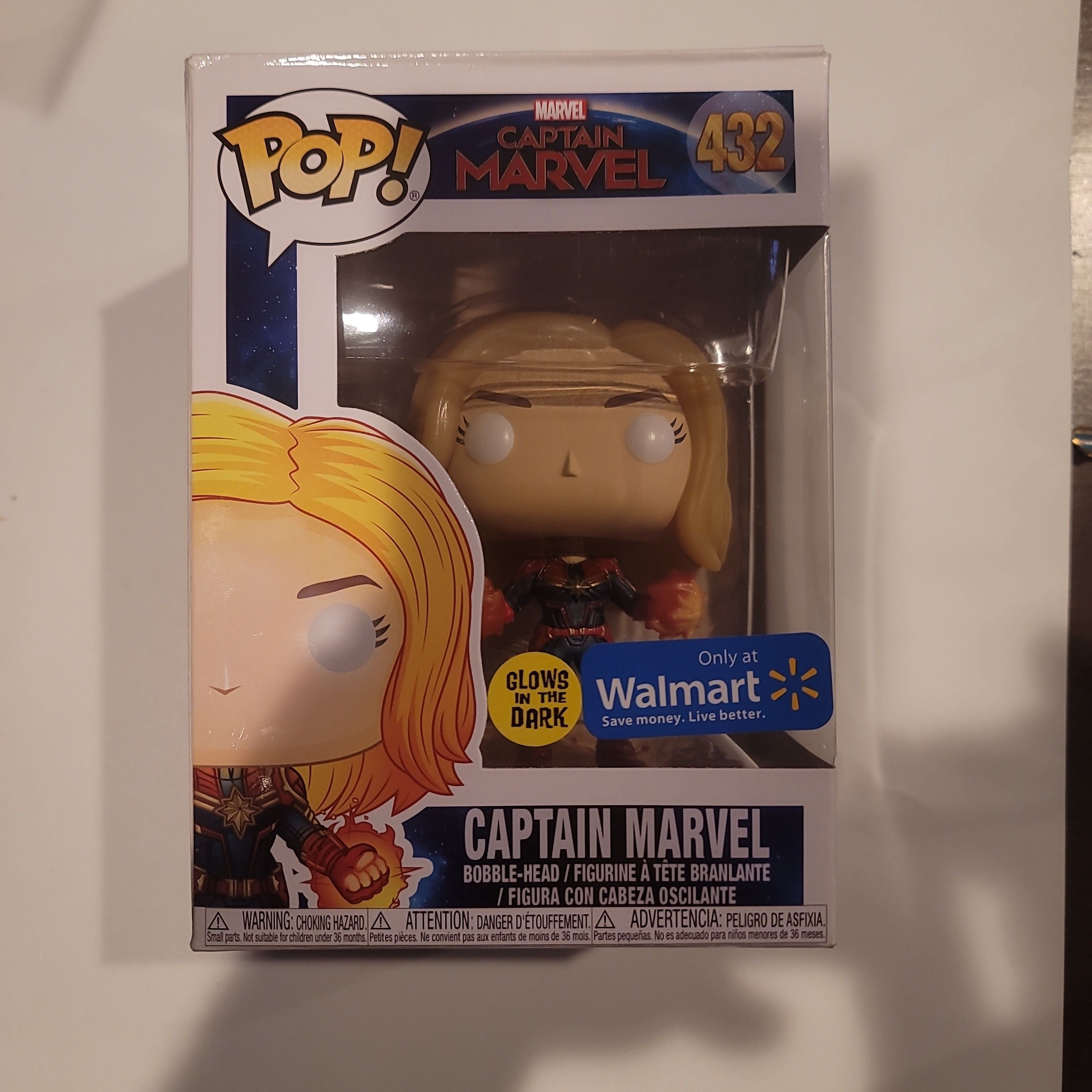 Funko POP! Captain Marvel: Captain Marvel #432 Walmart Exclusive