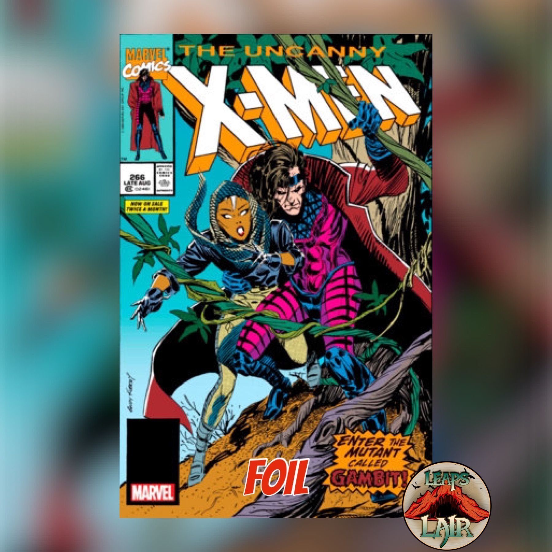 素晴らしい UNCANNY X-MEN #266 FACSIMILE FOIL EXCLUSIVE VARIANT ~ 1ST 洋書
