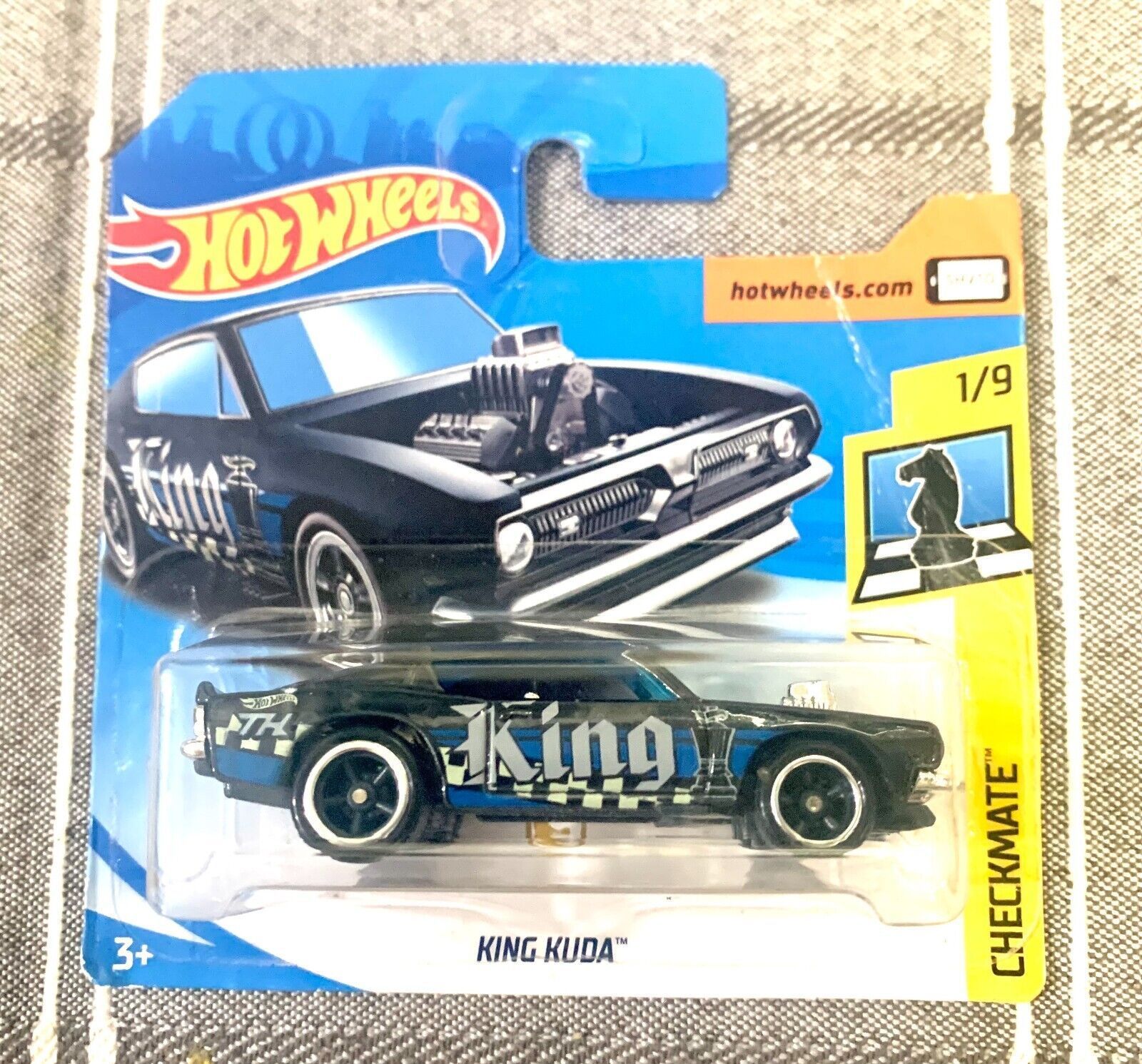 Hot wheels Super Treasure Hunt King Kuda 2018 Spectraflame Black Rare 2018 Short card Whatnot Buy Sell Go Live
