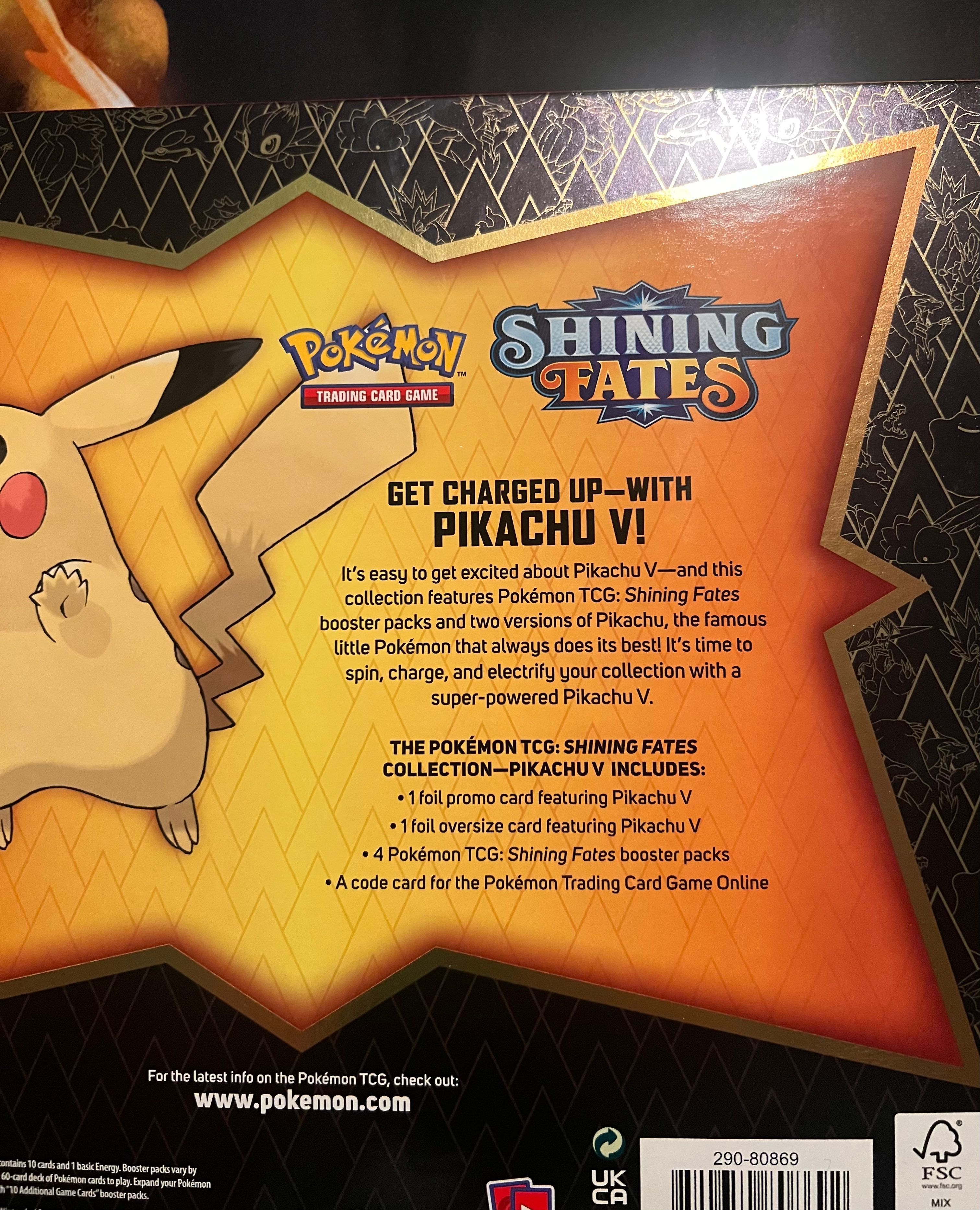 Shining Fates Pikachu V Collection Box  Whatnot: Shop, Sell, Connect