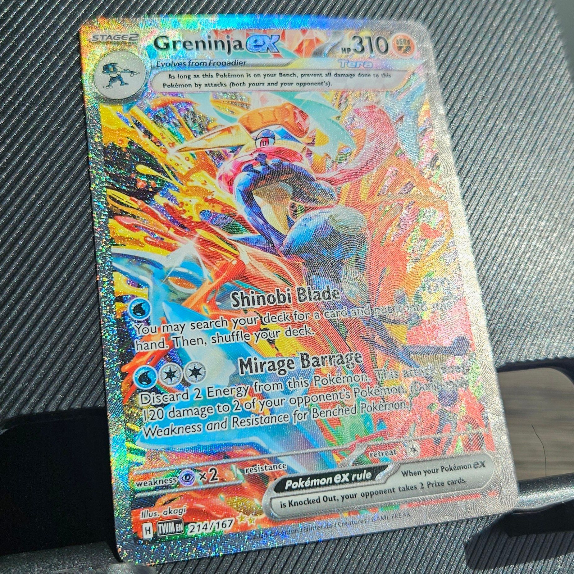 ポケモンカード　greninja ex 214/167 Greninja ex - 214/167 - SV06: Twilight Masquerade - Pokemon