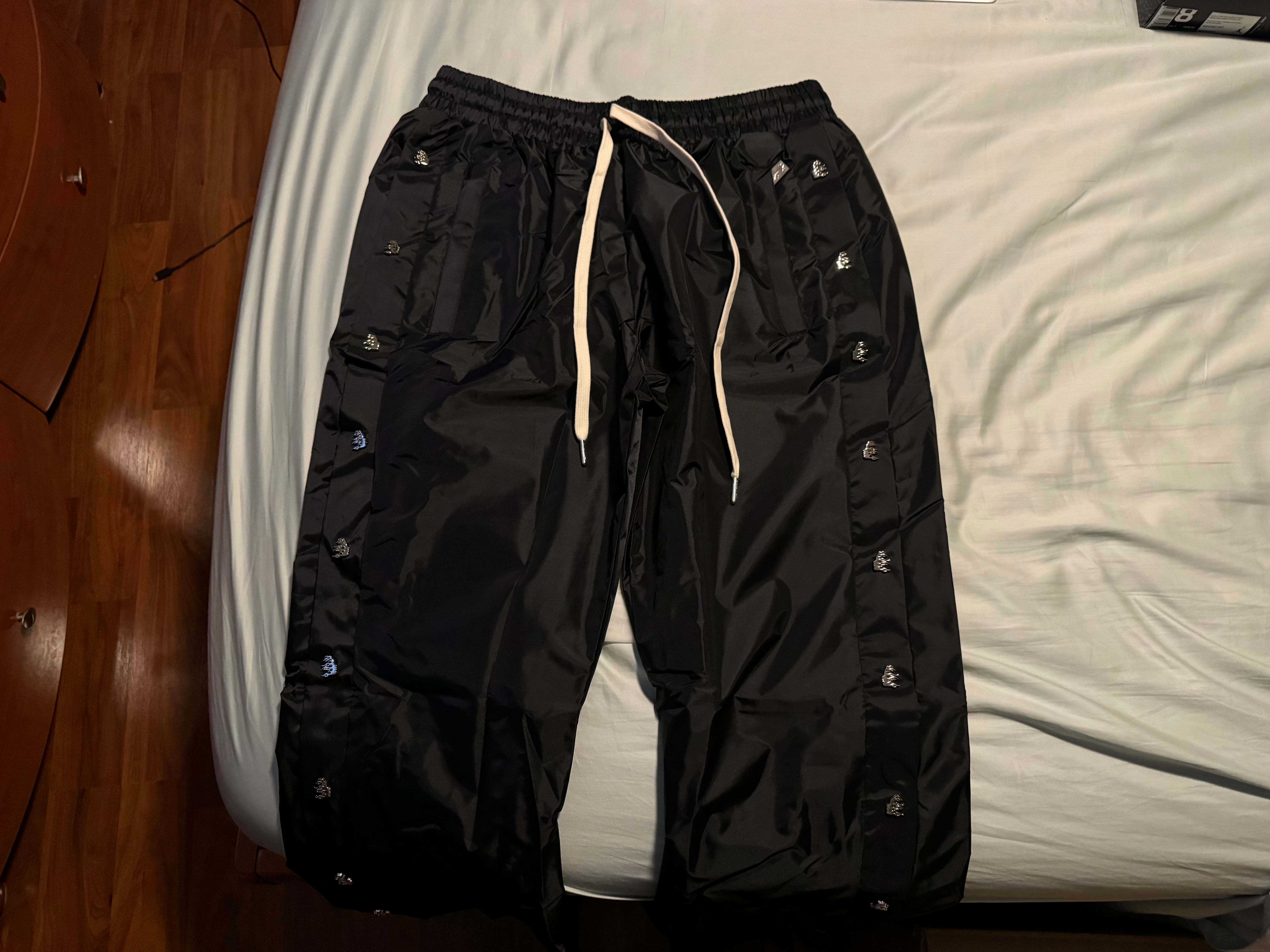Hellstar Waxed Nylon Pants black 正規品 【公式通販】