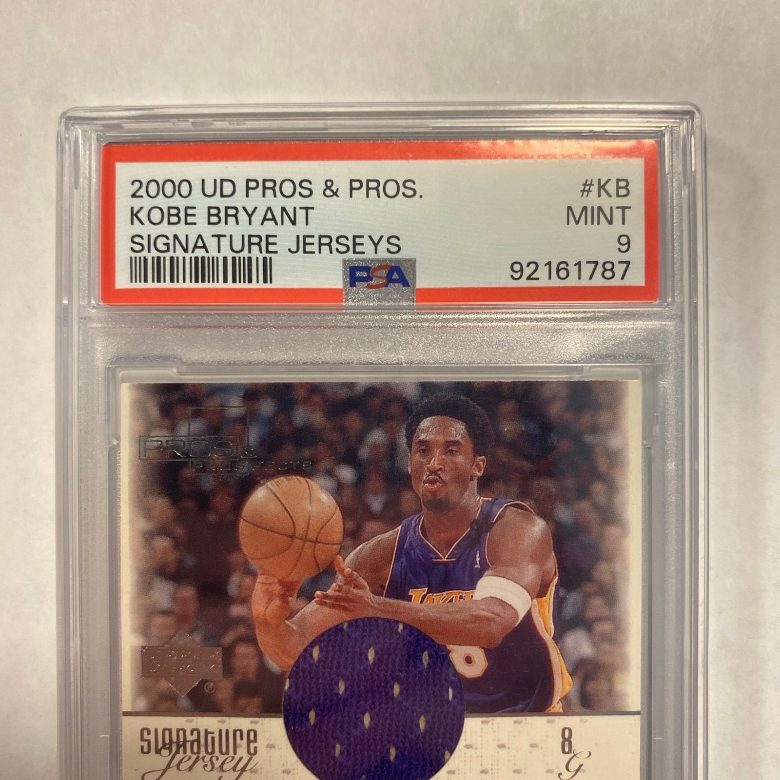 2000-21 UD Pros & Prospects #37 Kobe factory Bryant Graded 9 MT