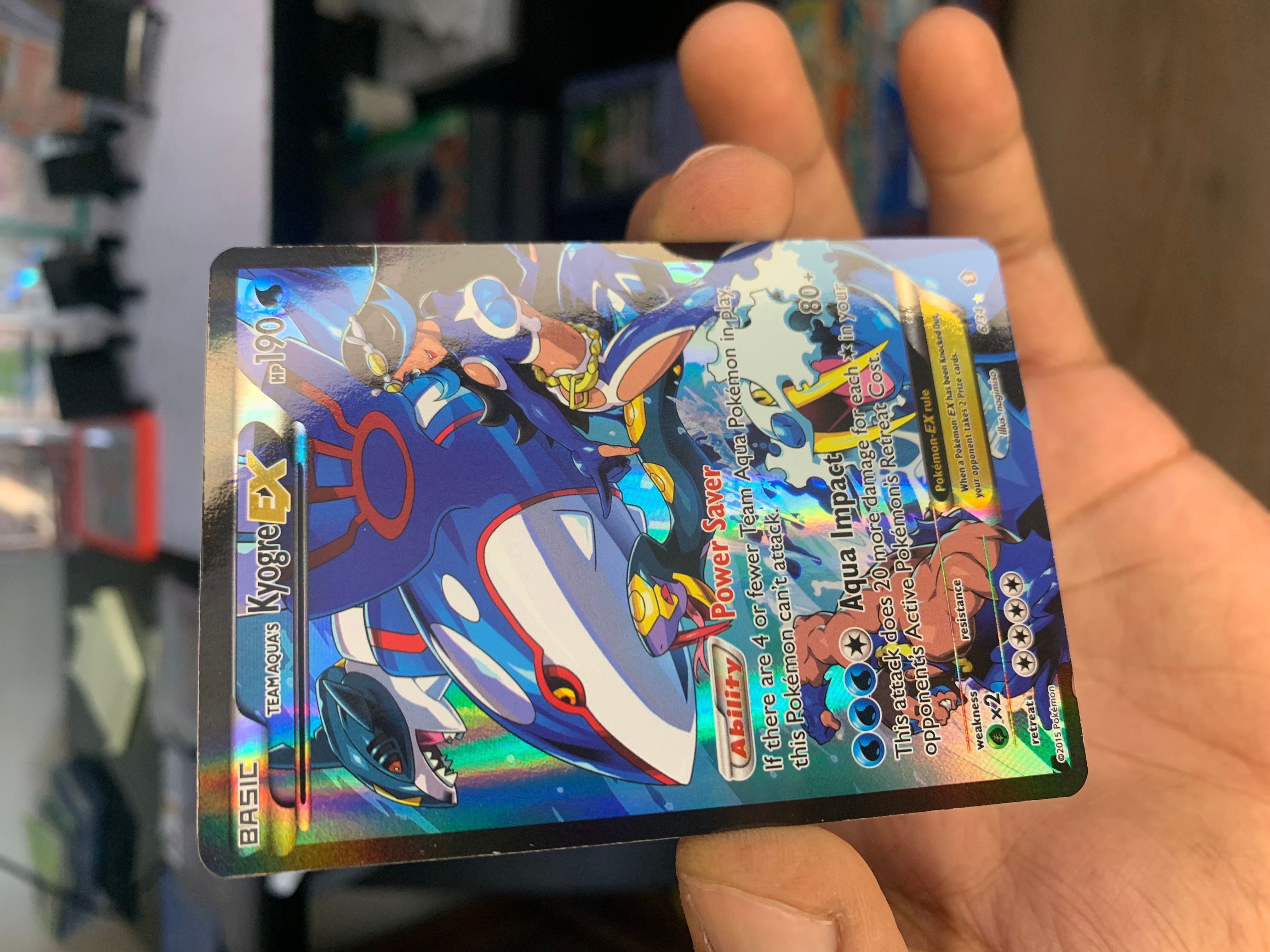 Team Aqua's Kyogre EX #6 /34 Double Crisis Holo  Whatnot: Shop, Sell,  Connect