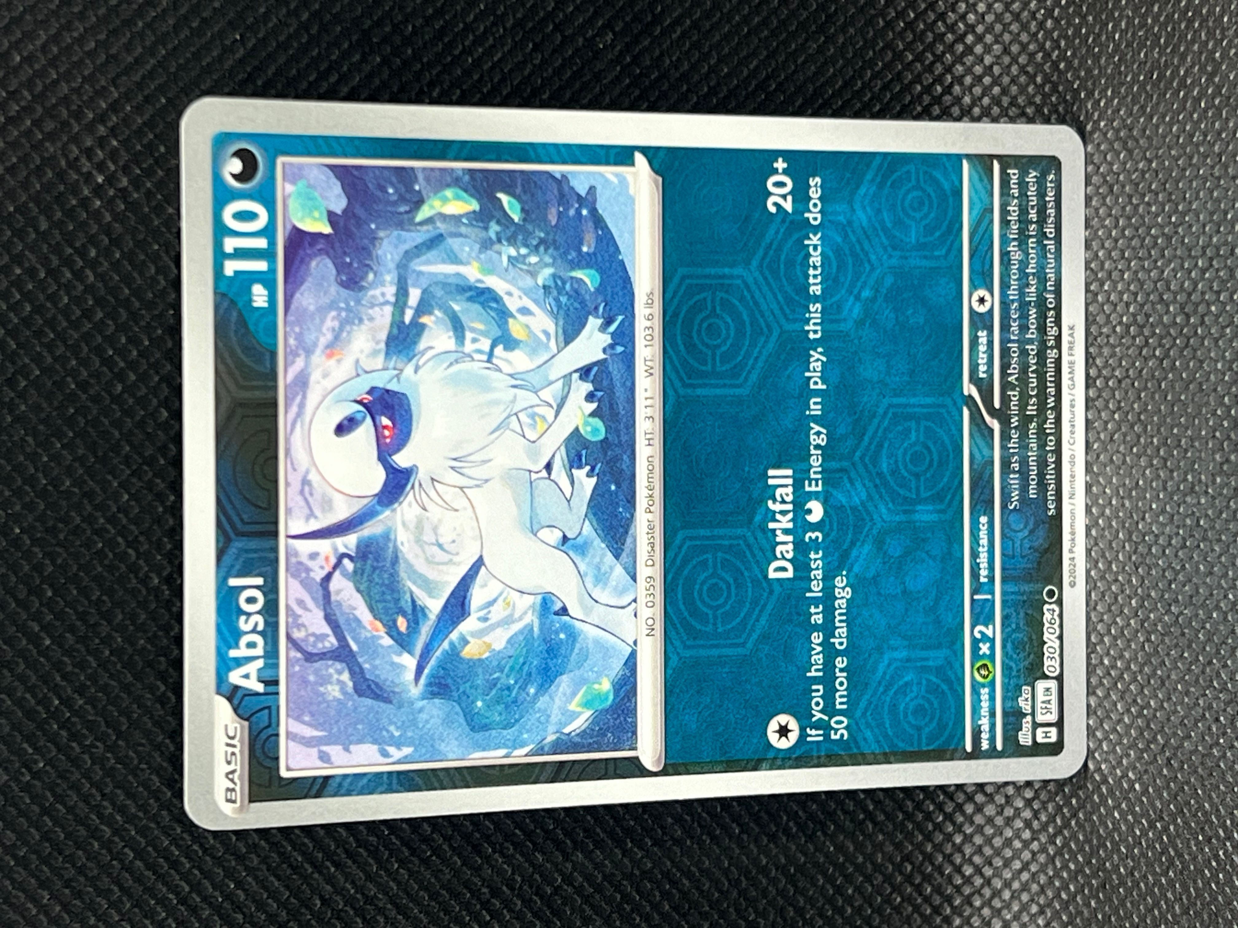 SFA-EN 030/064 Absol : Reverse Holo Pokemon Card : Shrouded Fable