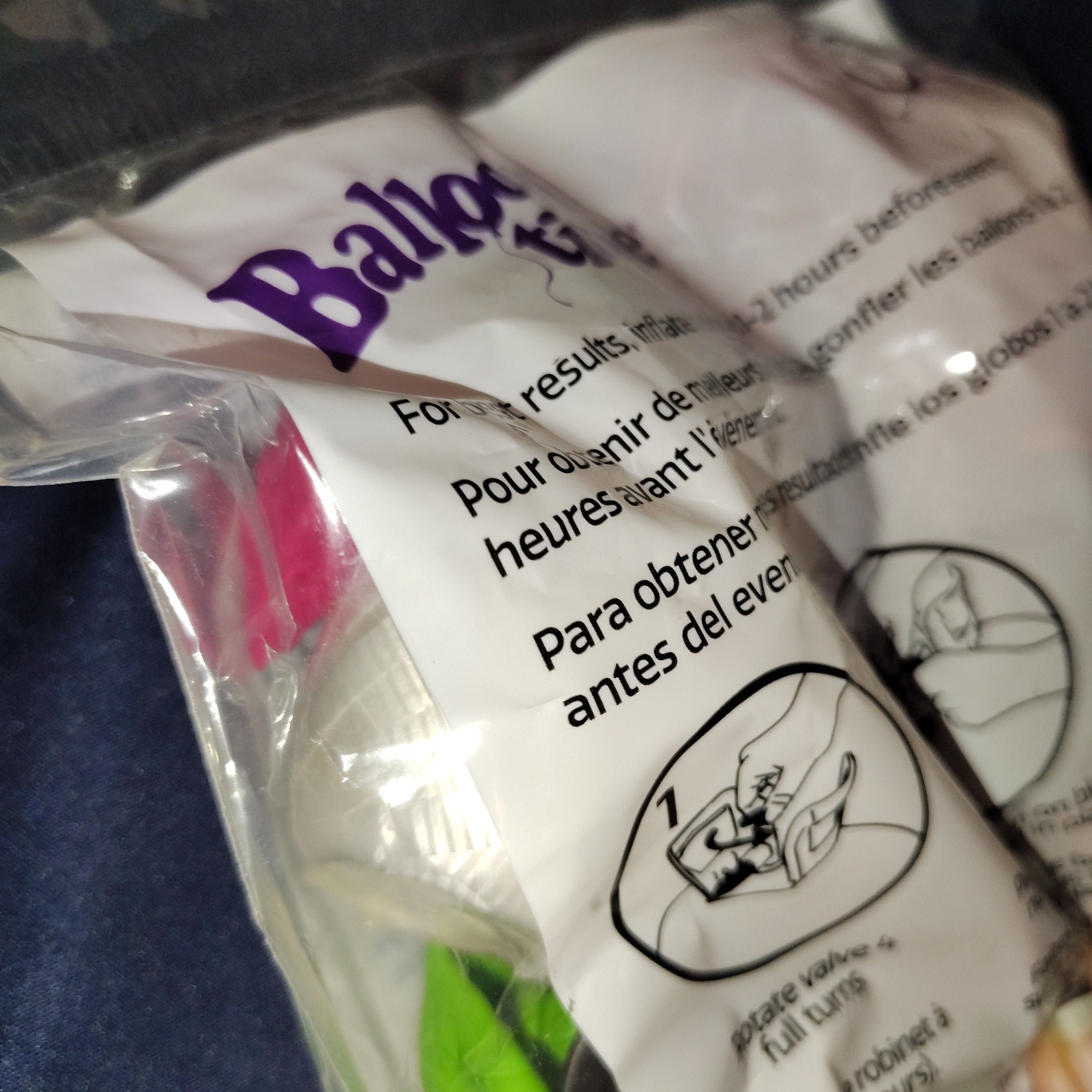 two Bags of multi color balloons and ribbon · Whatnot: Shop