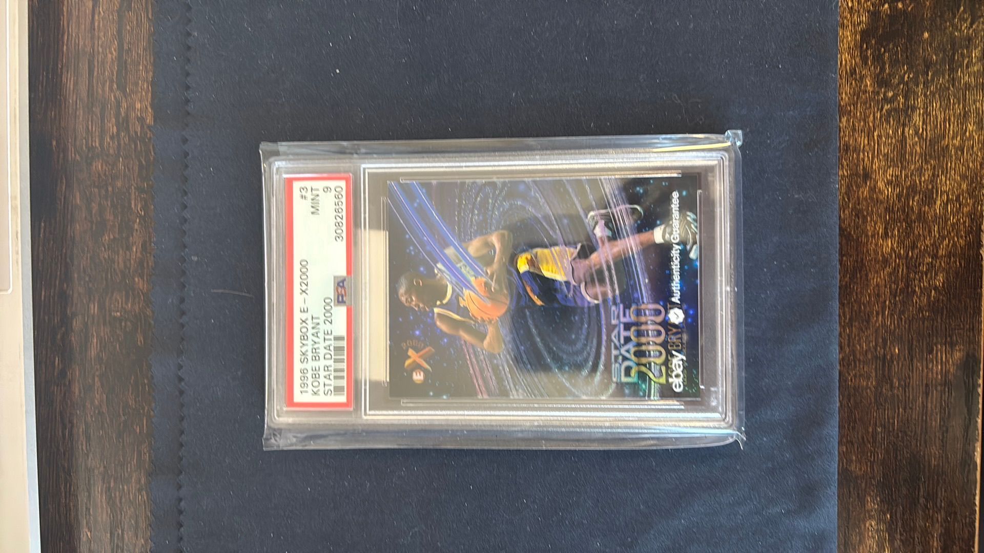 1996 Skybox E-X2000 Star Date 2000 Kobe Bryant 3 Star Date 2000