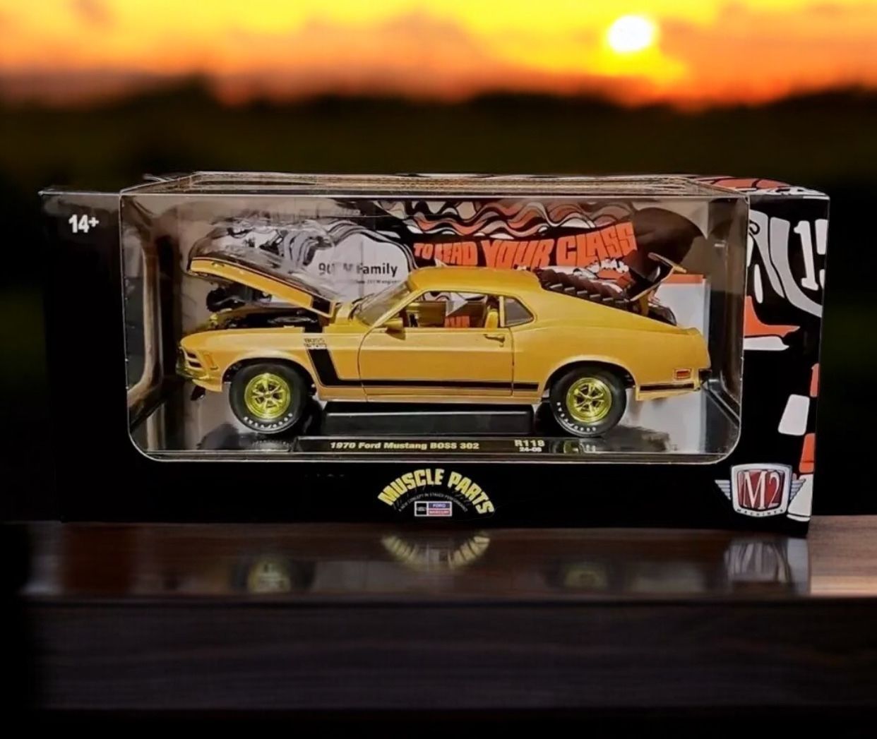 1970 Boss Mustang 1/24 Scale | 2282 | Monogram Models
