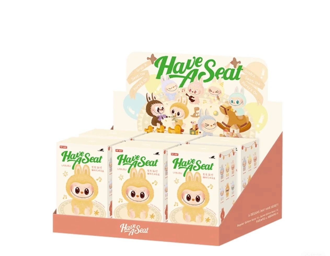 その他 LABUBU HAVE A SEAT Assorted box SEALED Pop Mart Labubu The Monsters Have a Seat Vinyl Plush Sealed