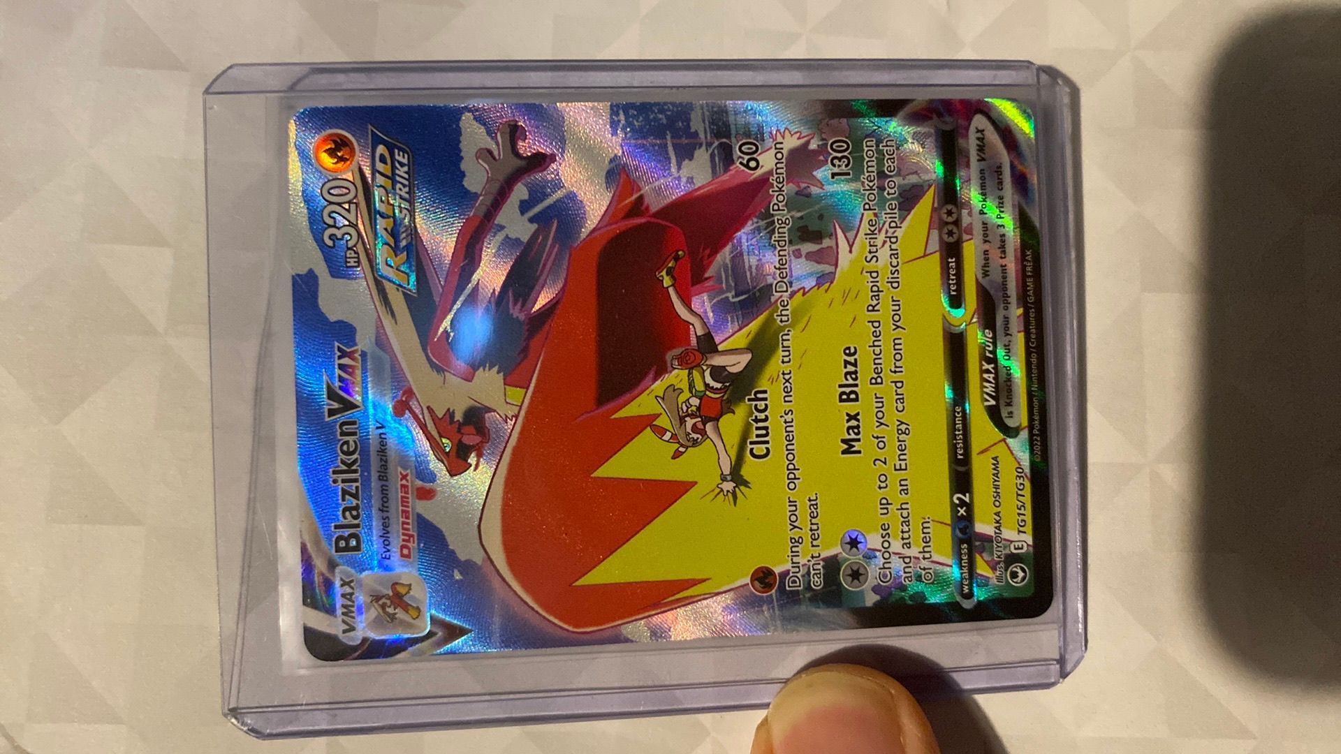 Blaziken VMAX Pokmon Card Scarlet & Violet Base Set TG15/TG30  Whatnot:  Shop, Sell, Connect