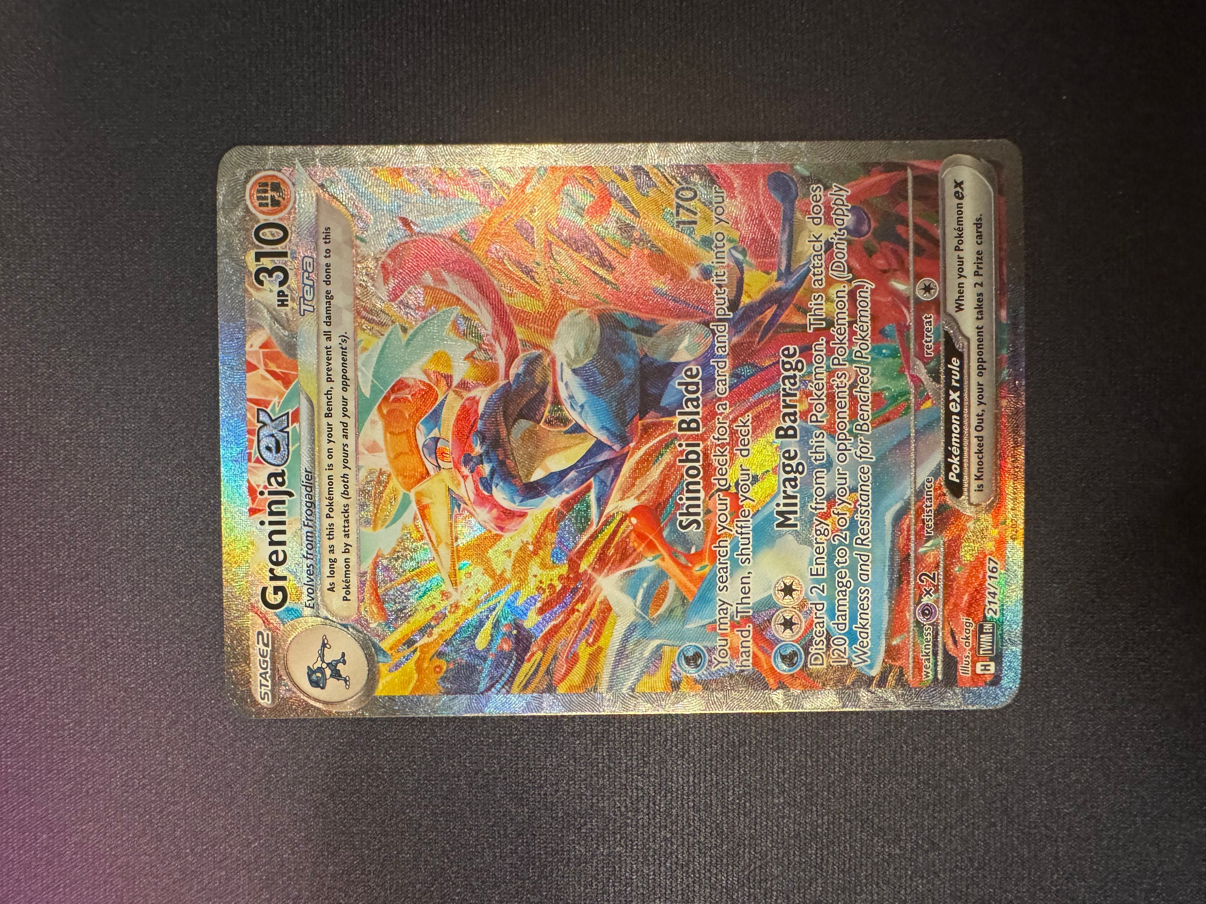 Greninja ex - 214/167 - SV06: Twilight Masquerade · Whatnot Greninja ex - 214/167 - SV06: Twilight Masquerade · Whatnot