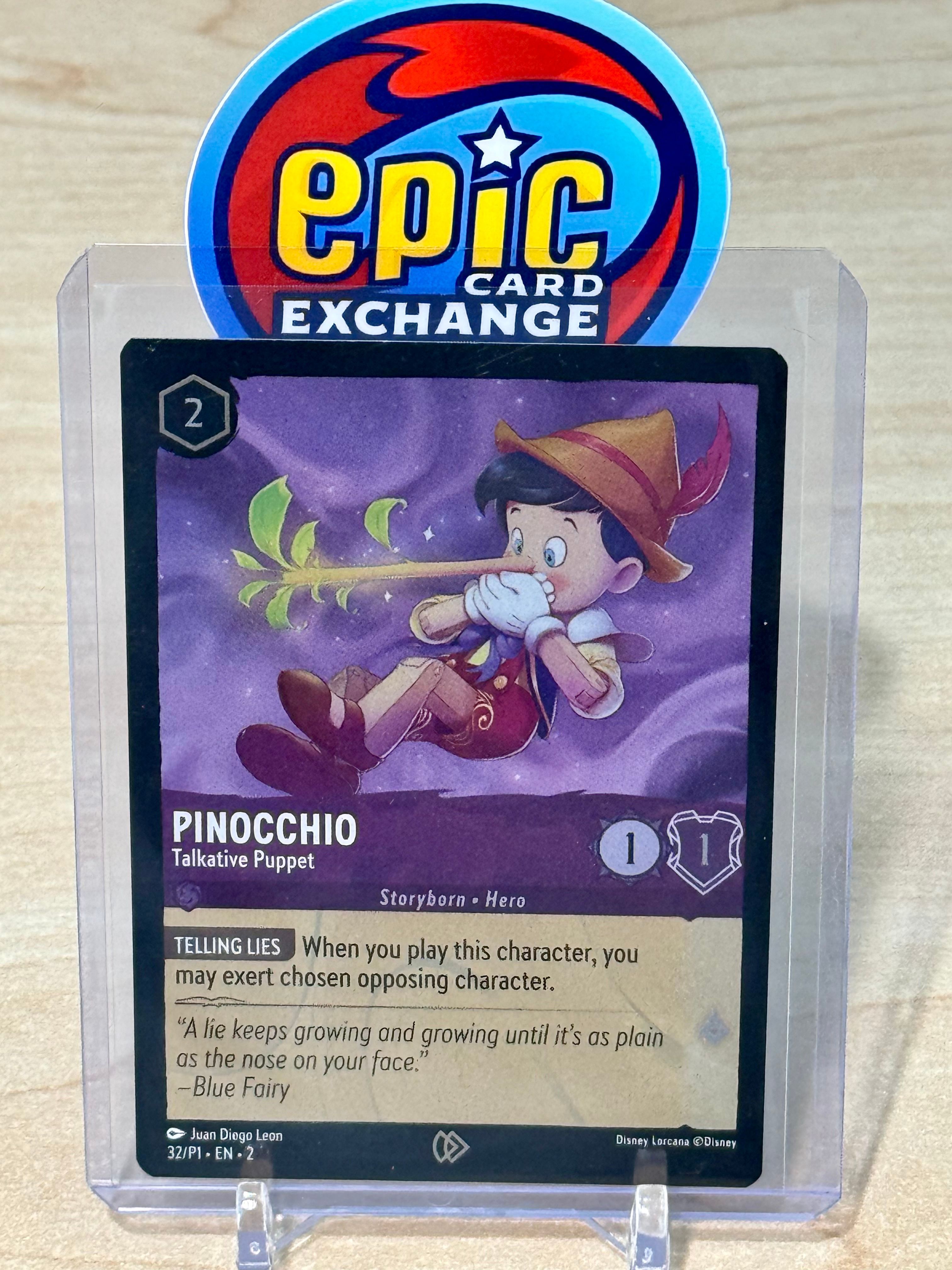Pinocchio - Talkative Puppet - Disney Lorcana Promo Cards (DLPC)  Whatnot:  Shop, Sell, Connect