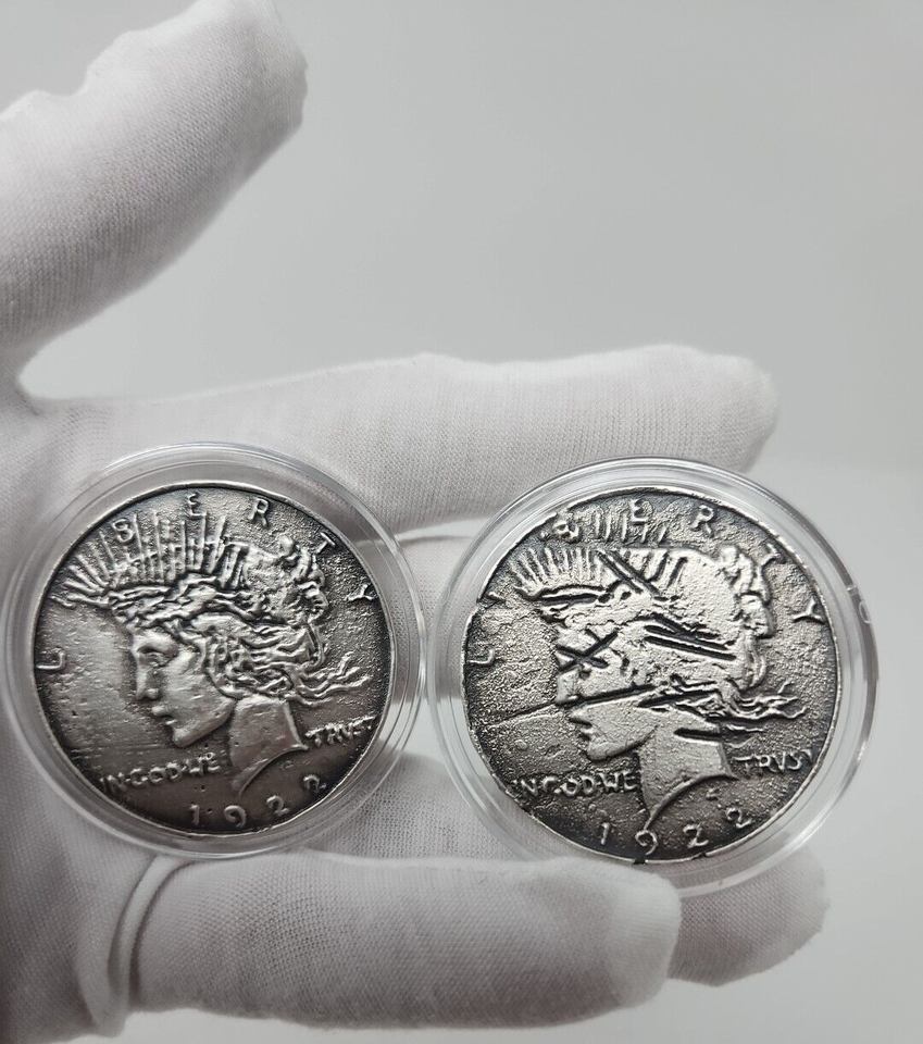 1.1 oz .999 Silver Coin Two-Face Harvey Dent Batman Dark Night 1922 Peace  Dollar · Whatnot: Shop, Sell, Connect