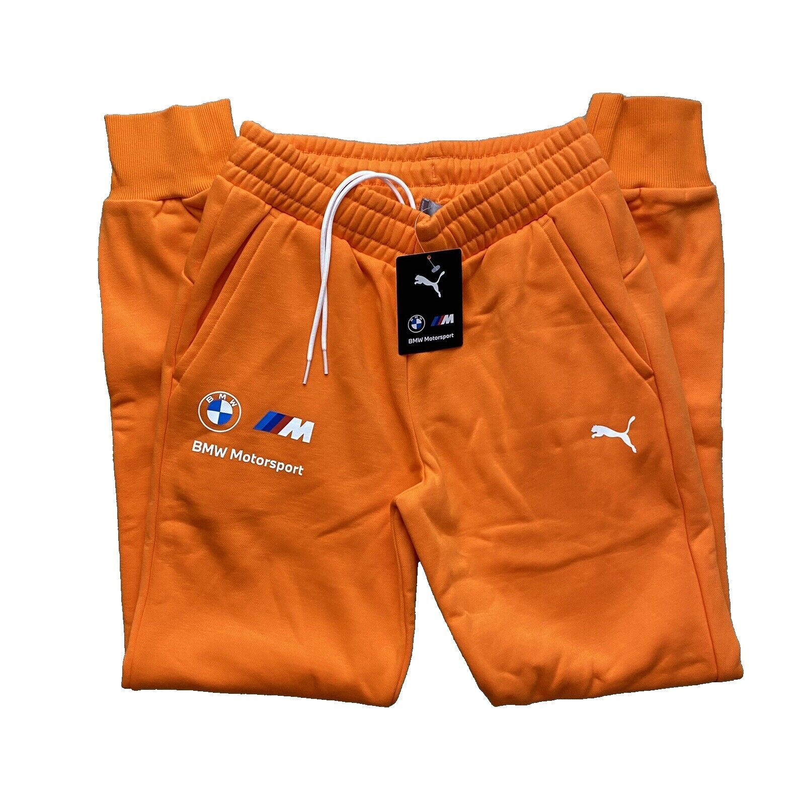 Puma bmw shorts orange on sale