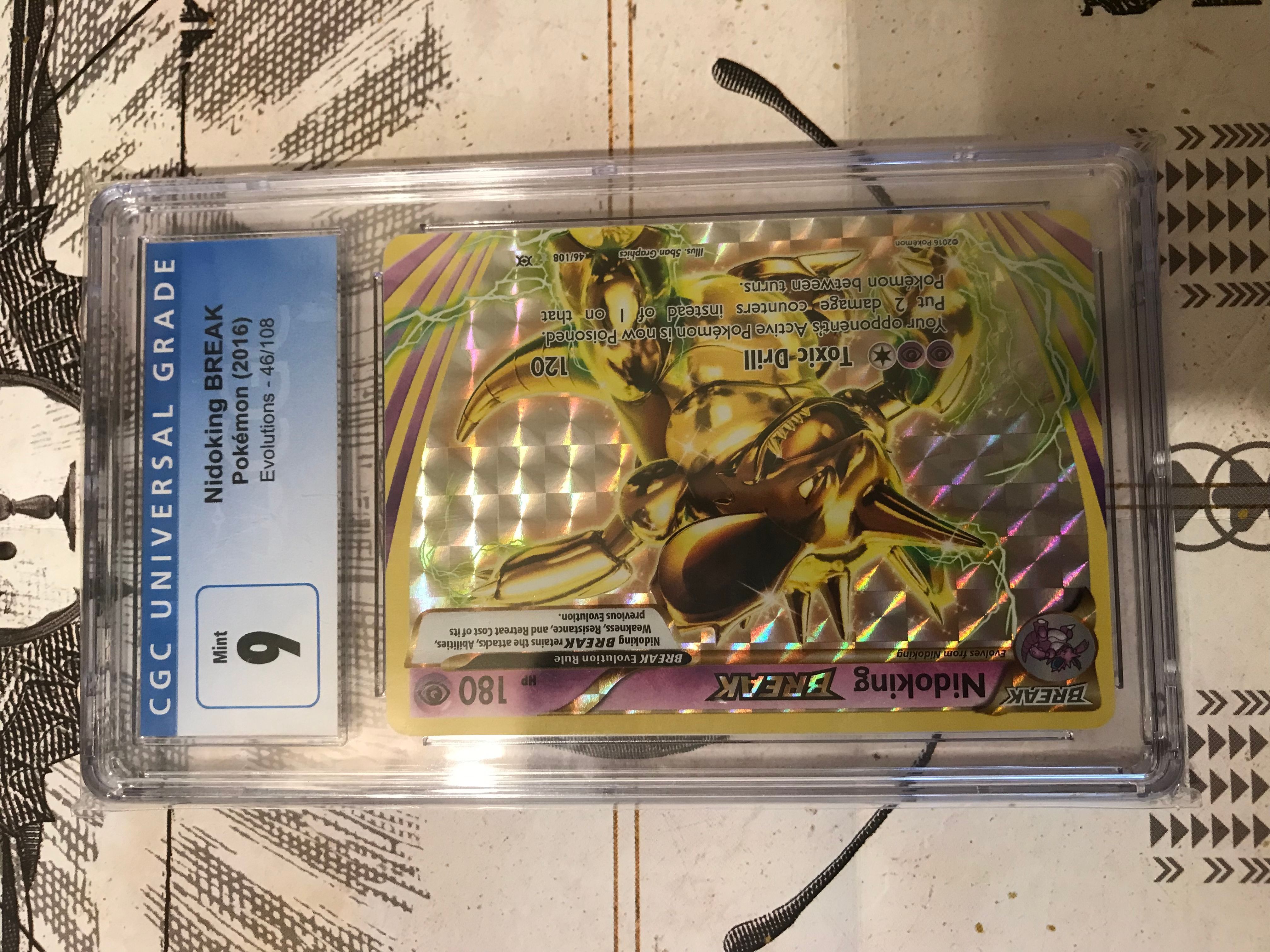 Pokmon TCG - Nidoking BREAK (48/108) - CGC Mint 9 Graded Card - 2016  Evolutions  Whatnot: Shop, Sell, Connect
