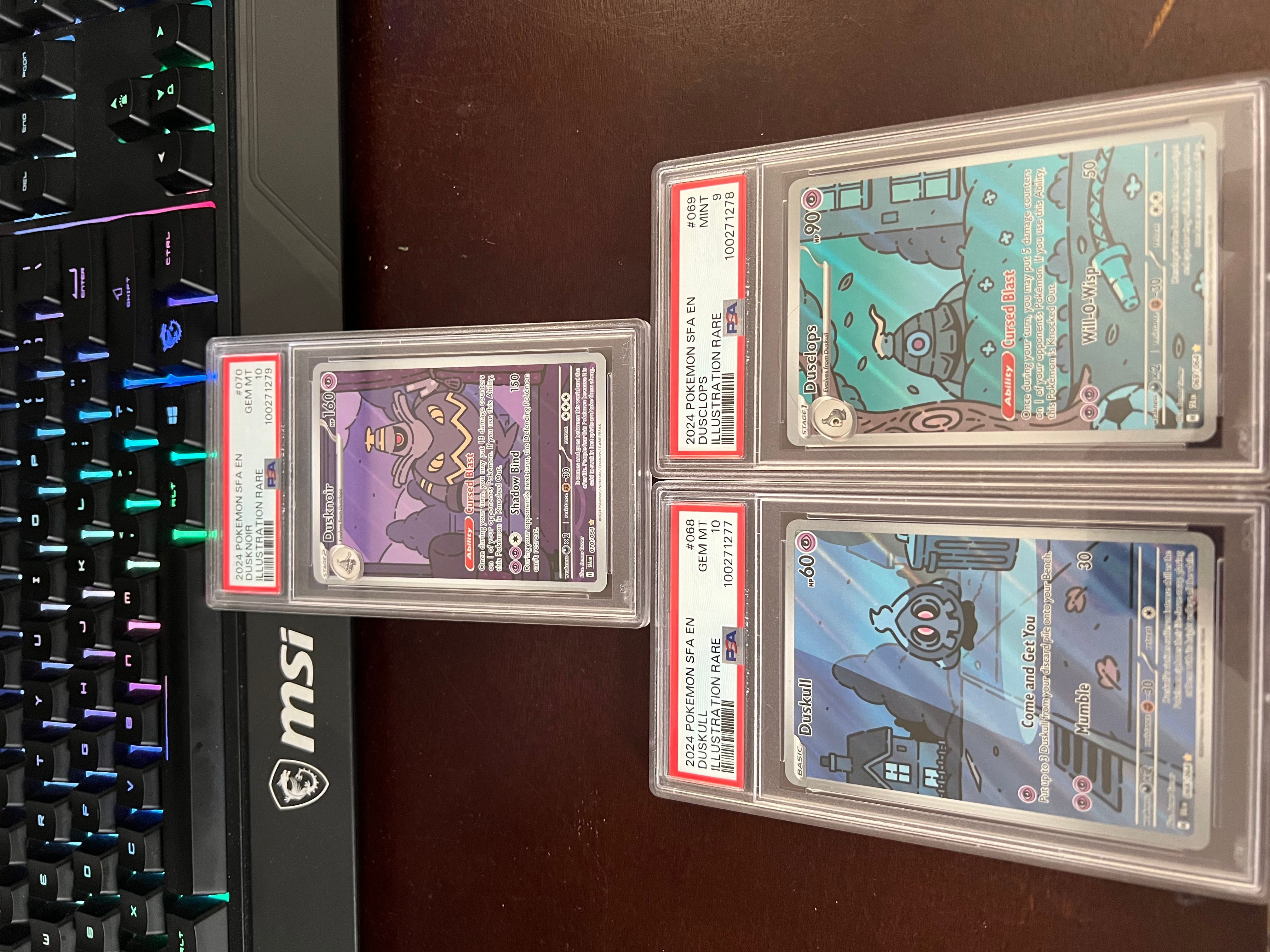 Duskull PSA 10, Dusclops PSA 9, Dusknoir PSA 10 Sequential  Whatnot: Shop,  Sell, Connect