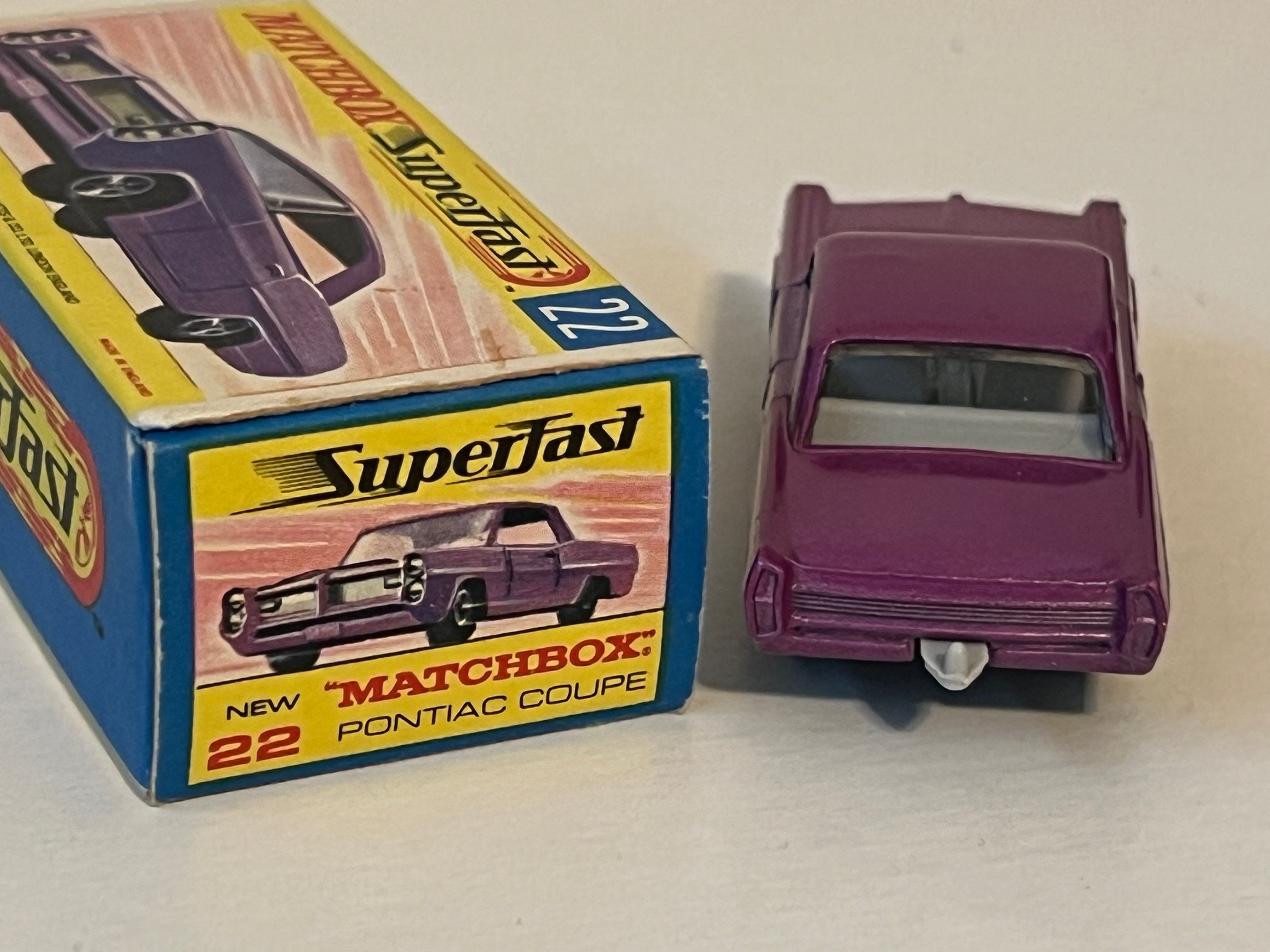 MATCHBOX SUPERFAST NO. 22-A PONTIAC SPORTS COUPE DARK PURPLE NICE! ·  Whatnot: Buy, Sell & Go Live