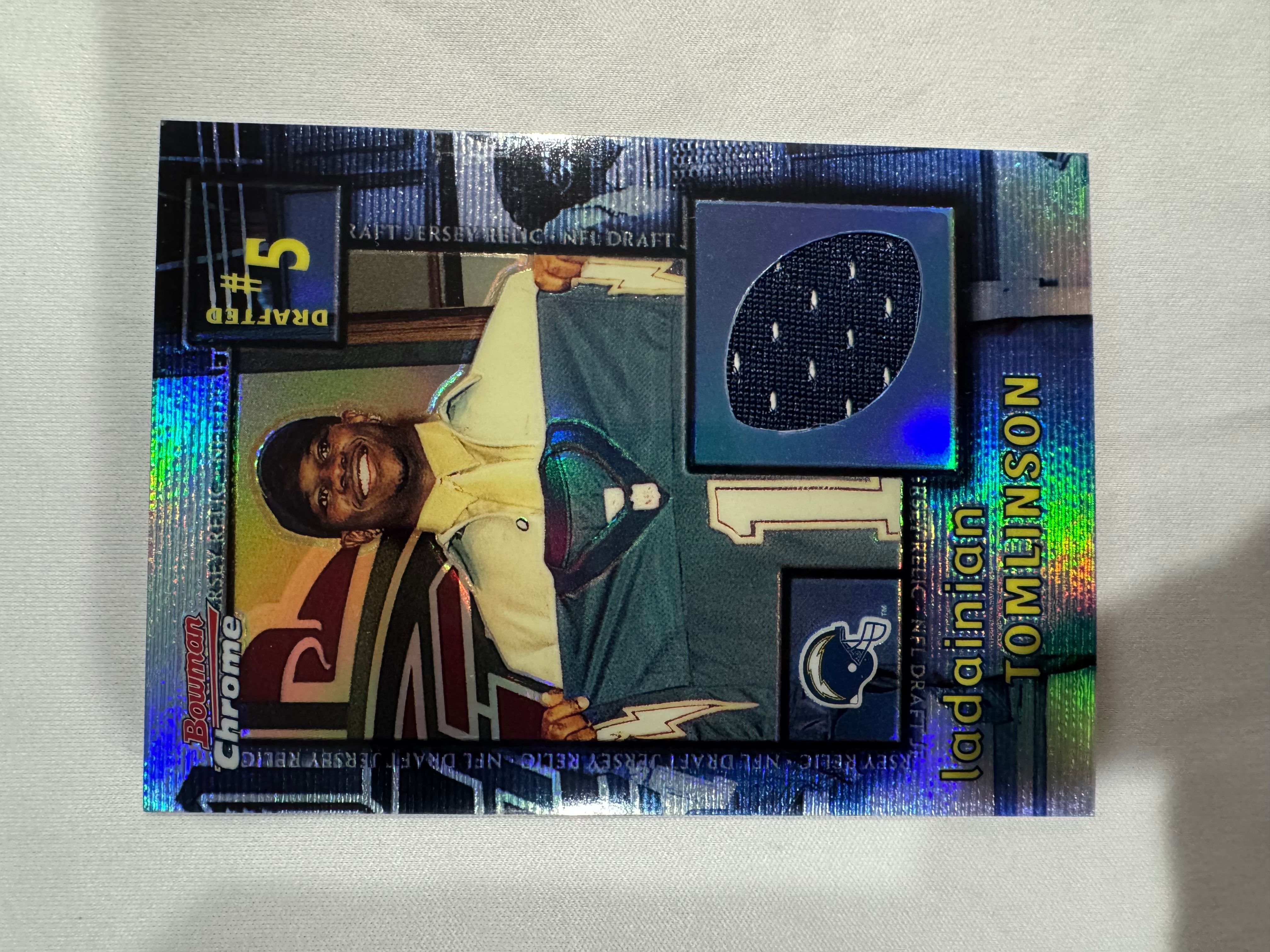 その他 Bowman Relics Auto LaDainian Tomlinson Analyzing LaDainian Tomlinson 2015 Flawless Dual Patch Autos