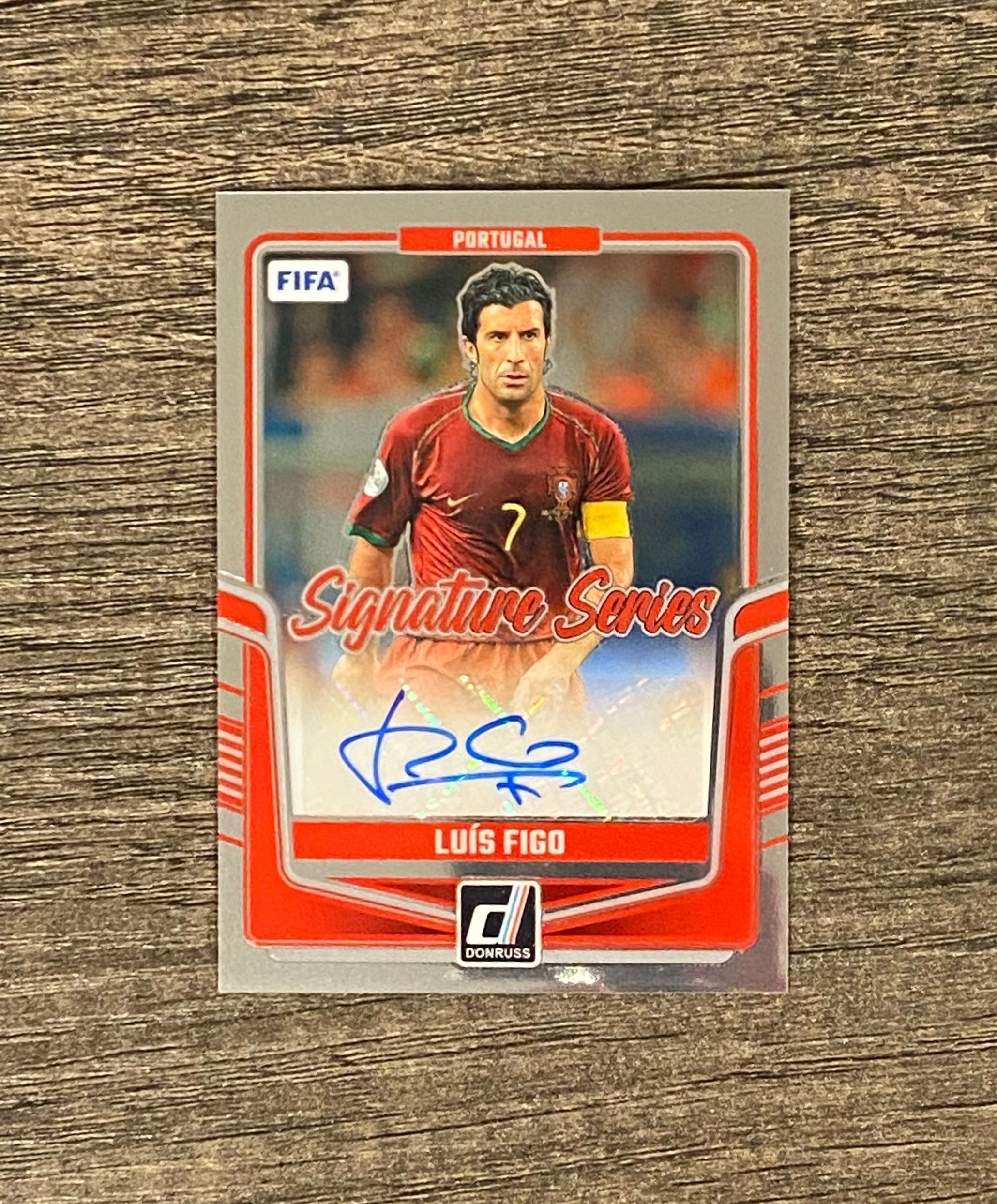 Panini Soccer Trading Card Luis Figo Portugal No. 92 World