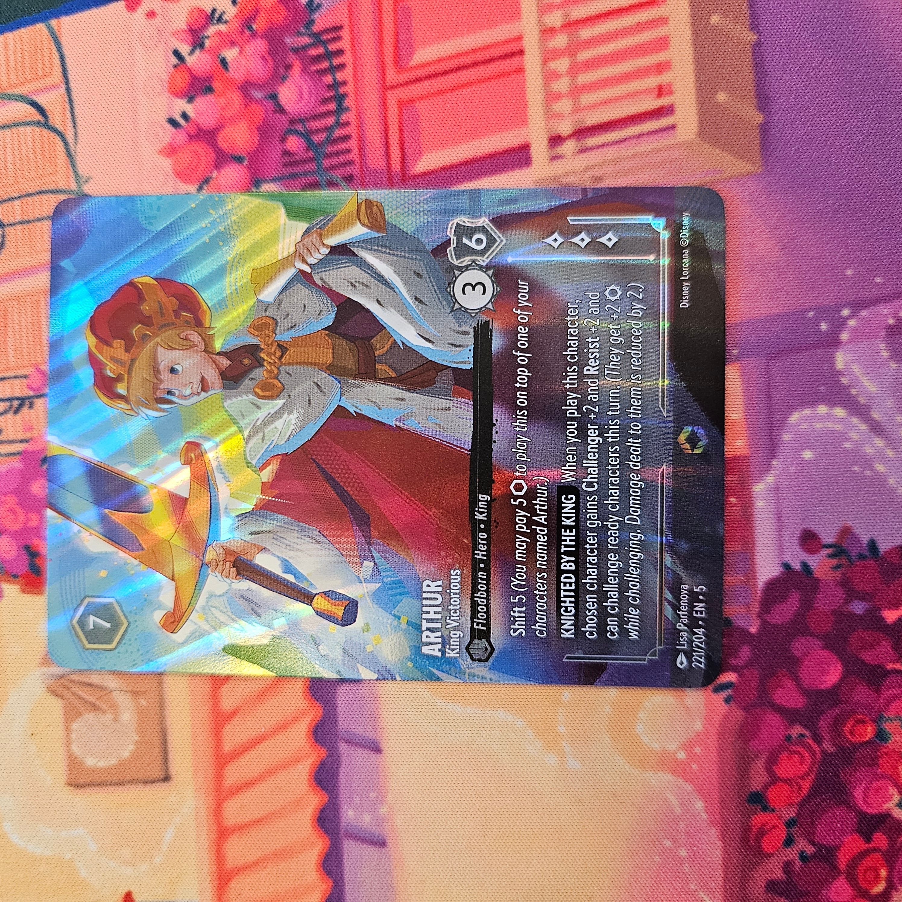 NM | Arthur - King Victorious (Enchanted) - Shimmering Skies
