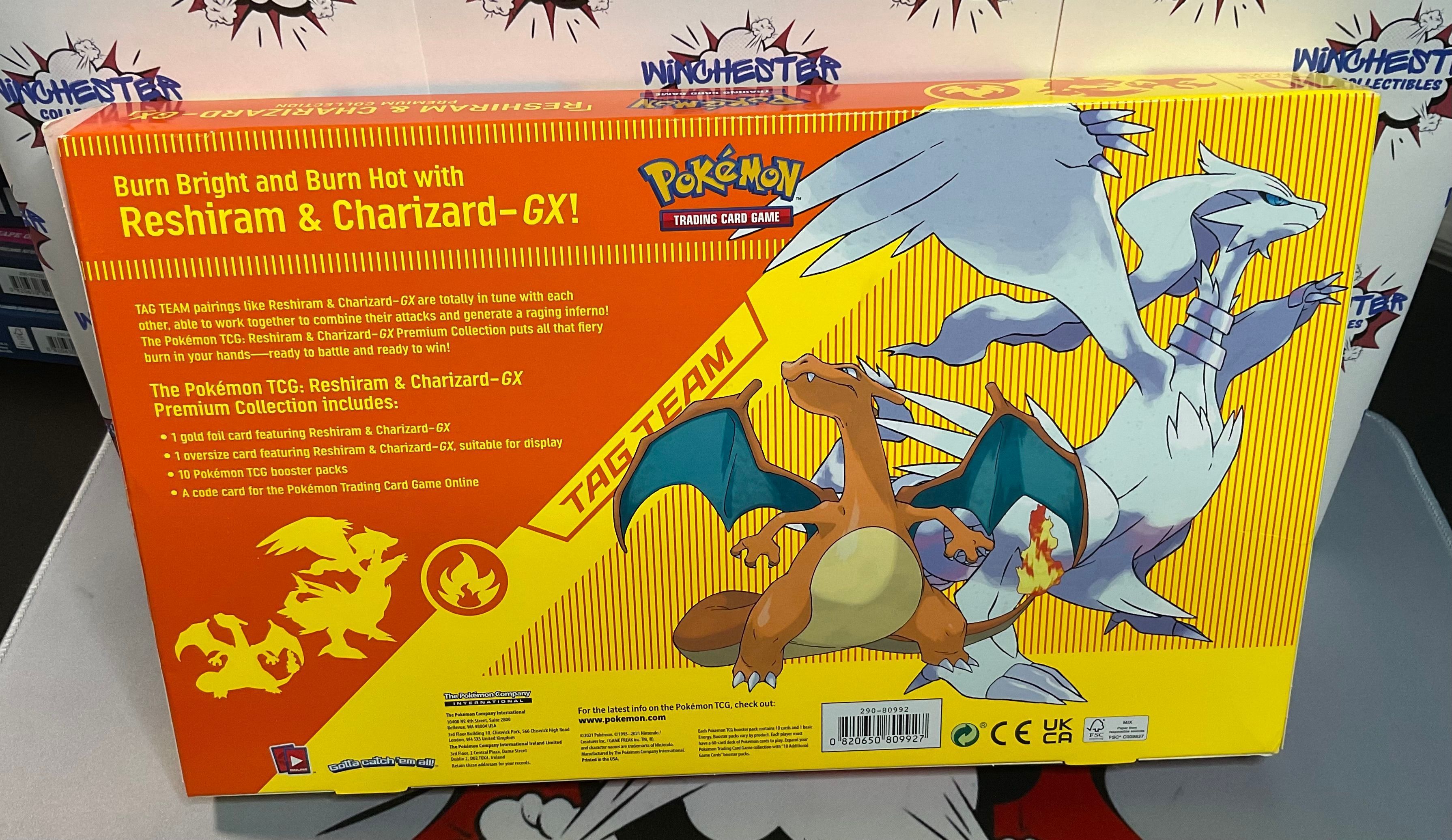 Pokemon TCG Reshiram & Charizard GX Premium Collection Factory Sealed Box   Whatnot: Shop, Sell, Connect