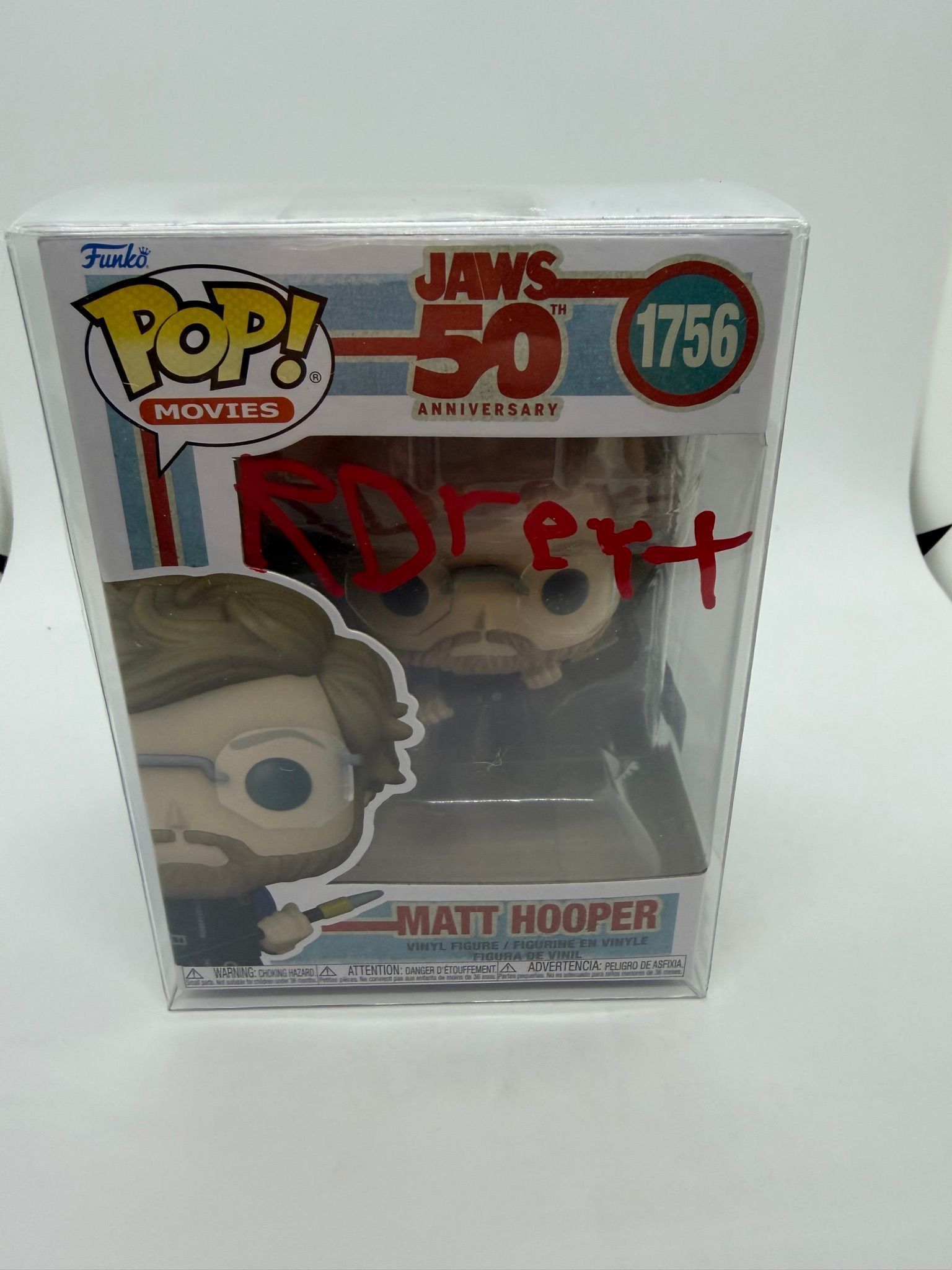 Richard Dreyfuss Autographed Matt Hooper Jaws 50th Anniversary Funko Pop OCCM