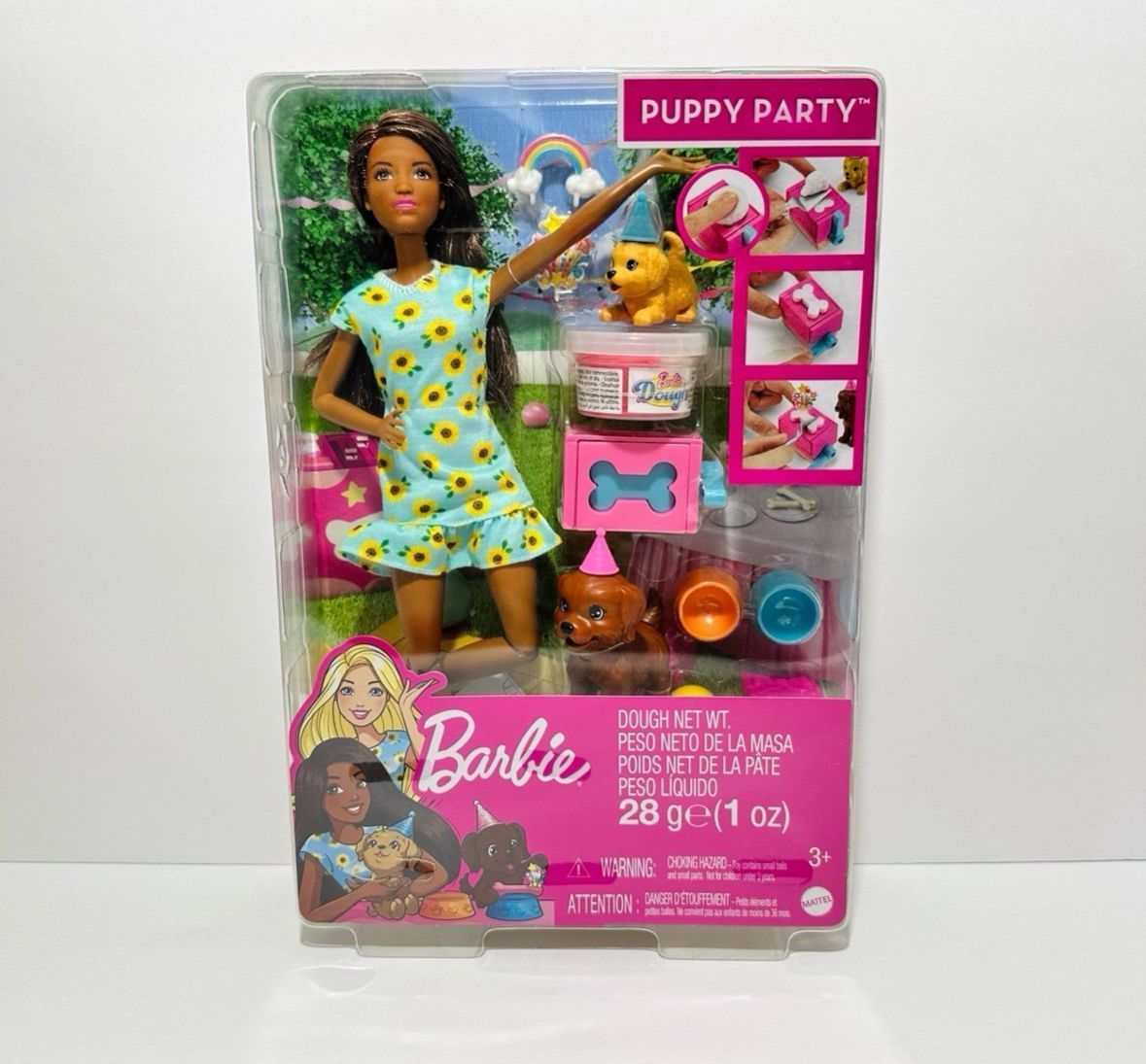 Barbie Puppy Party Doll & Playset with Brunette Doll Barbie Puppy Party Doll & Playset with Brunette Doll