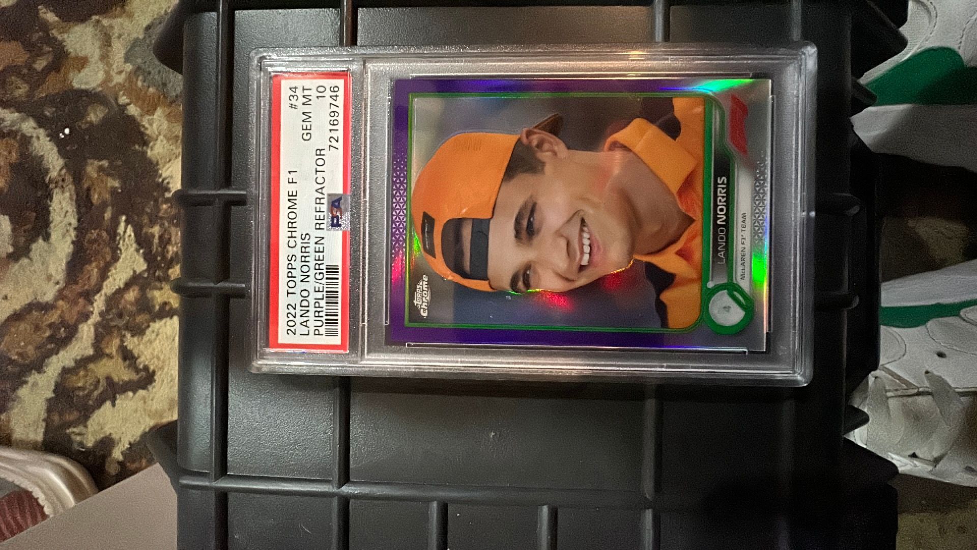 PSA10 Topps Lando Norris Refractor