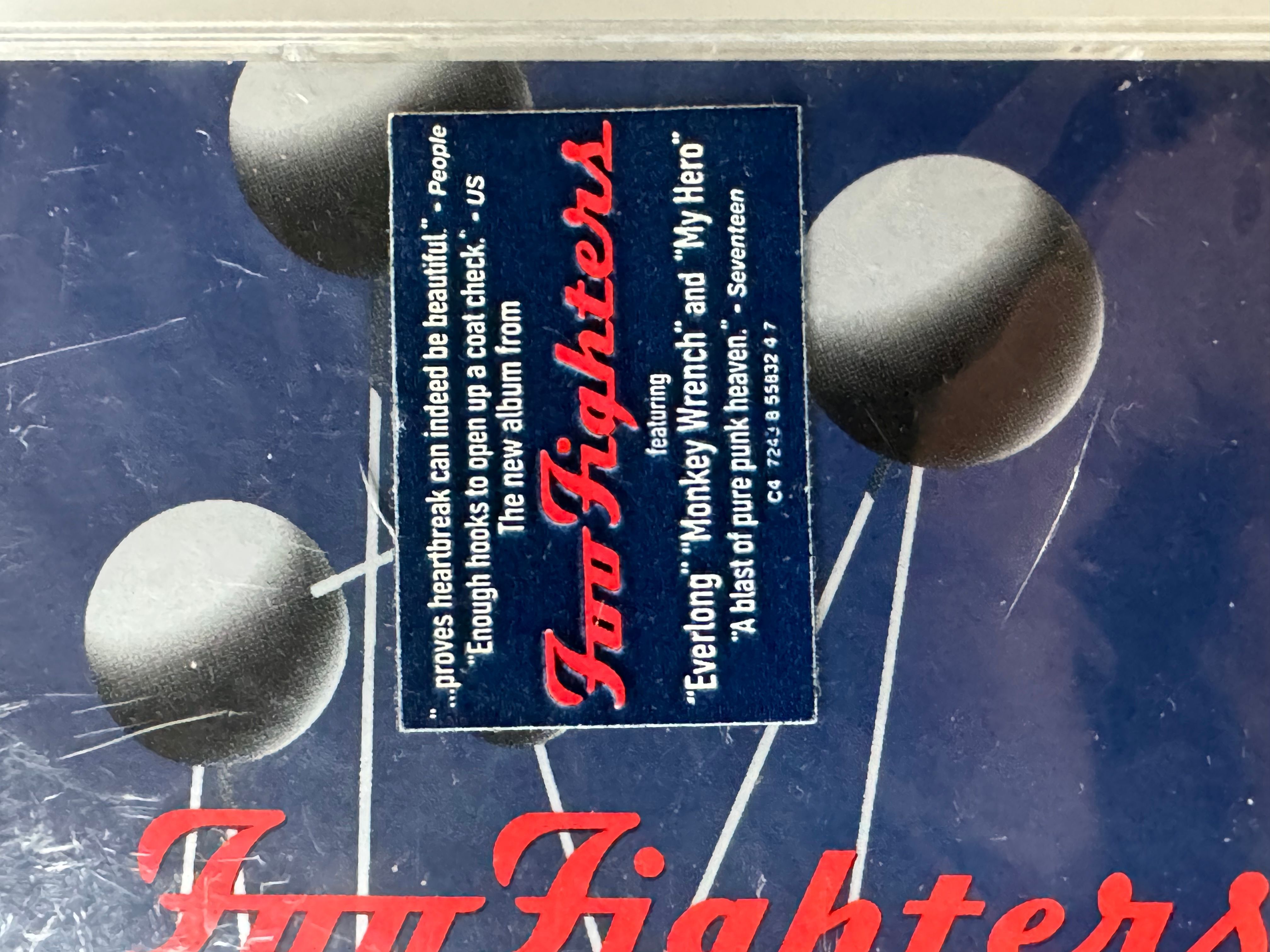 RARE Foo Fighters The Colour and the Shape 1997 Cassette