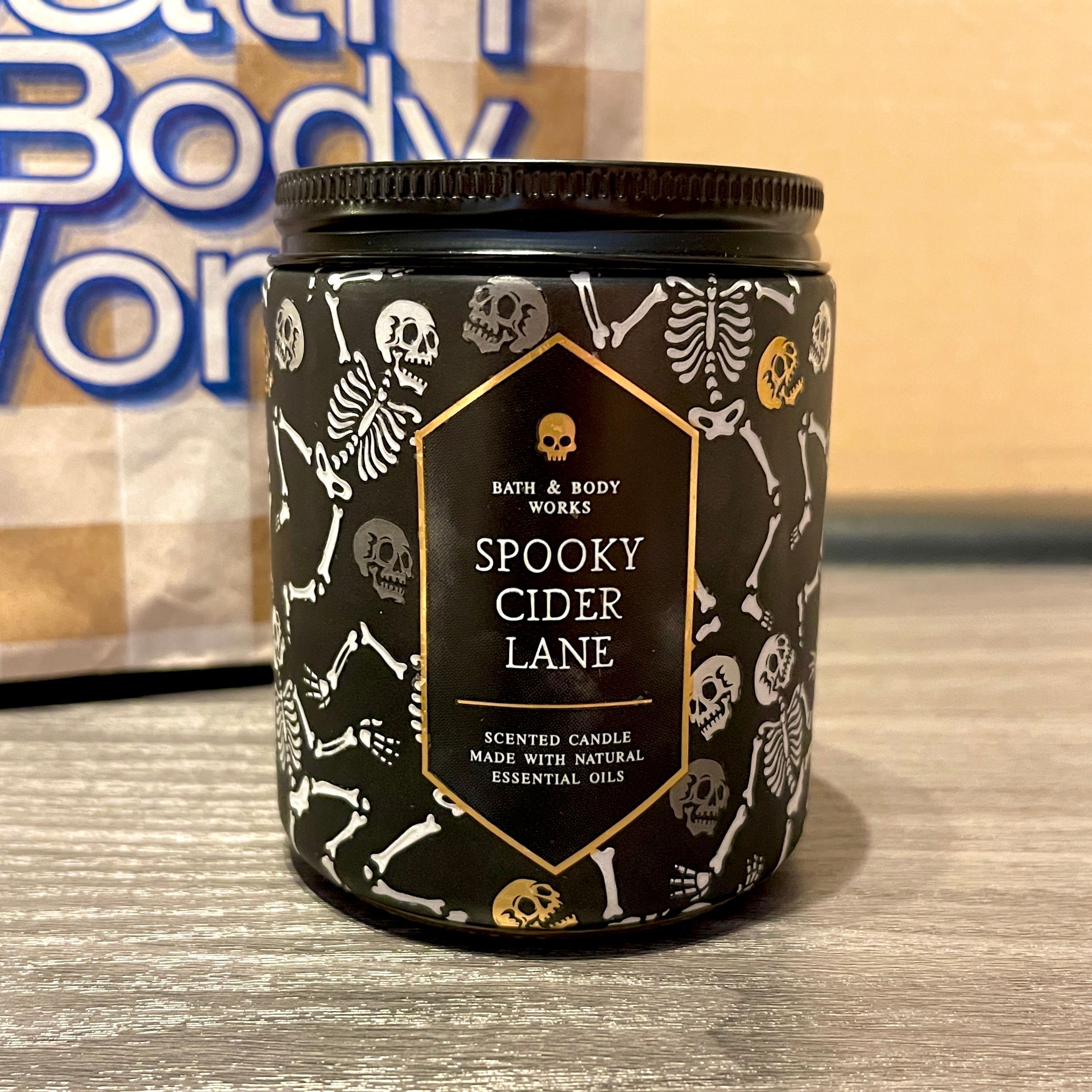 High quality Spooky cider lane Candles