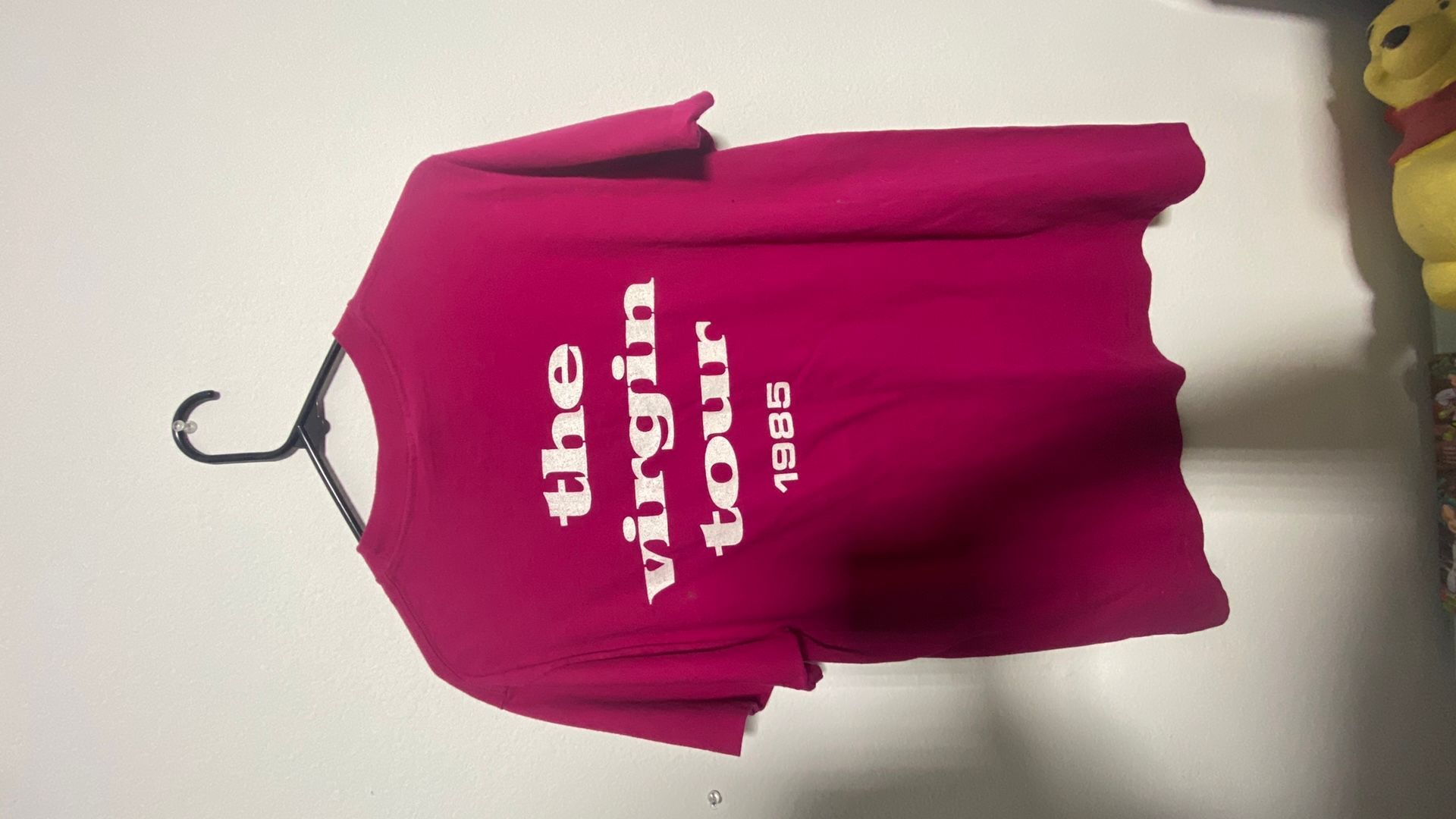 1985 MADONNA - THE VIRGIN TOUR T (RARE PINK) SINGLE STITCH