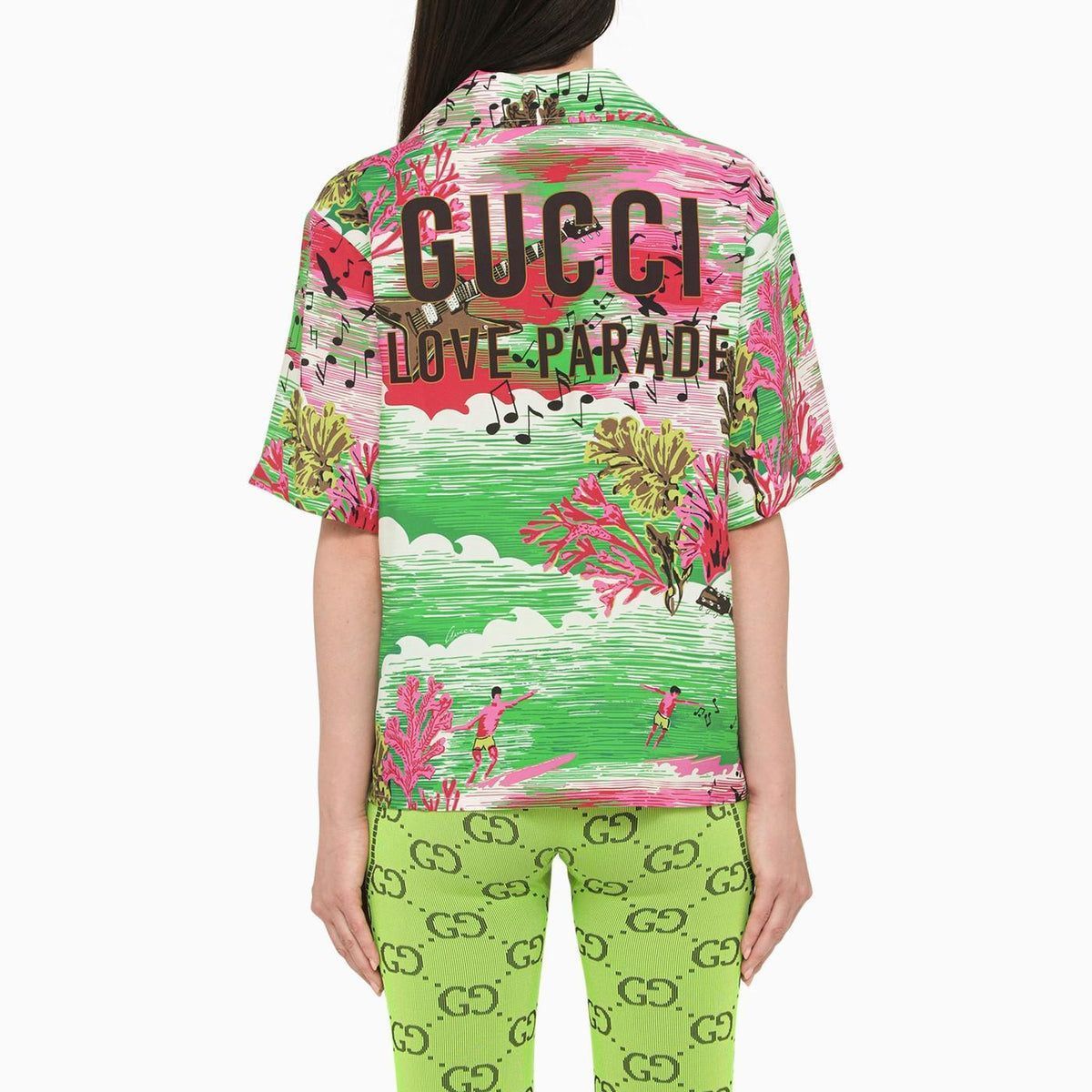 ❤GUCCI❤ GG canvas bomber jacket with crystals in oatmeal and blue