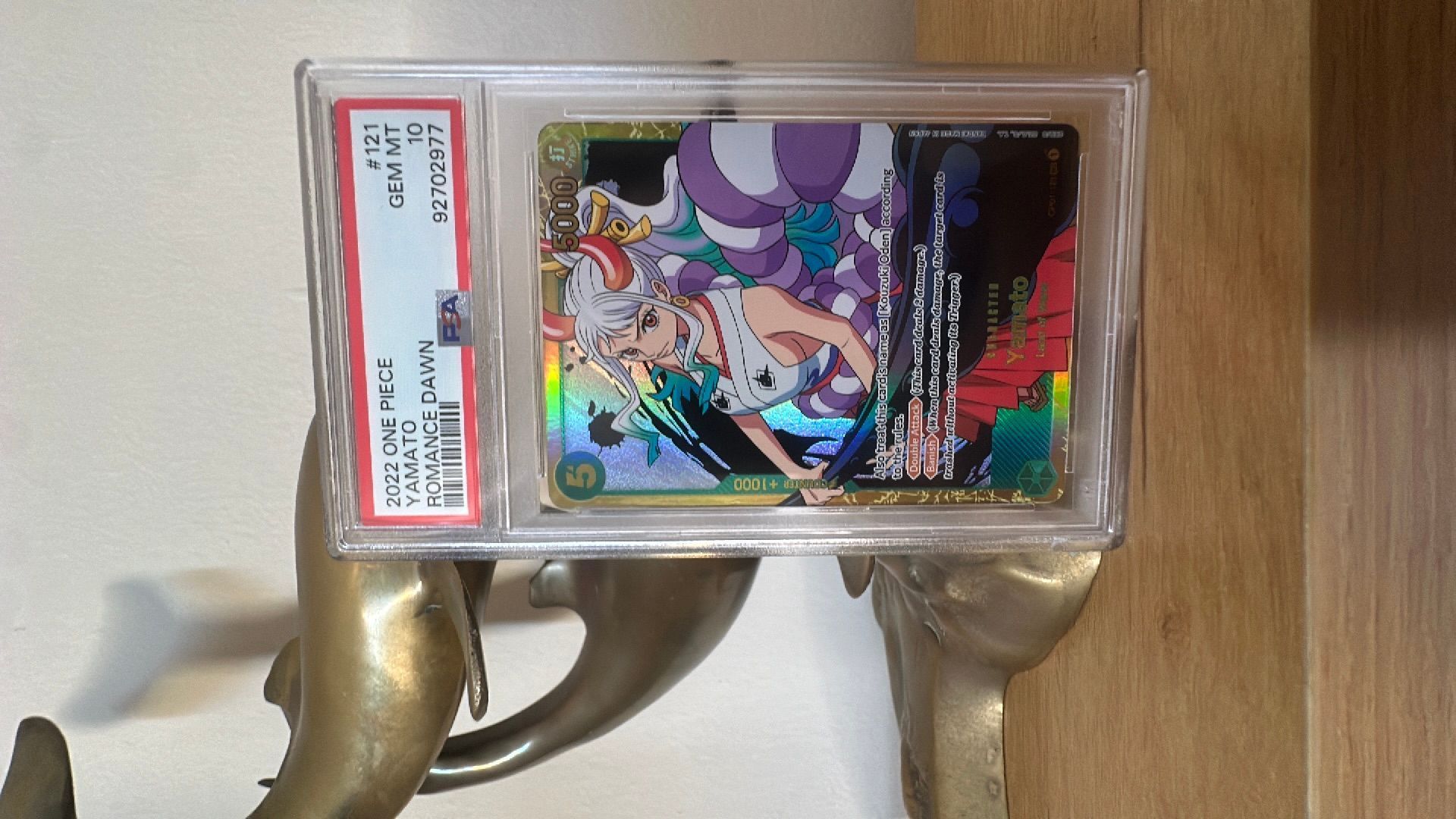 PSA 10 Yamato OP01-121 SEC One Piece Romance Dawn English PSA 10 Yamato OP01-121 SEC One Piece Romance Dawn English