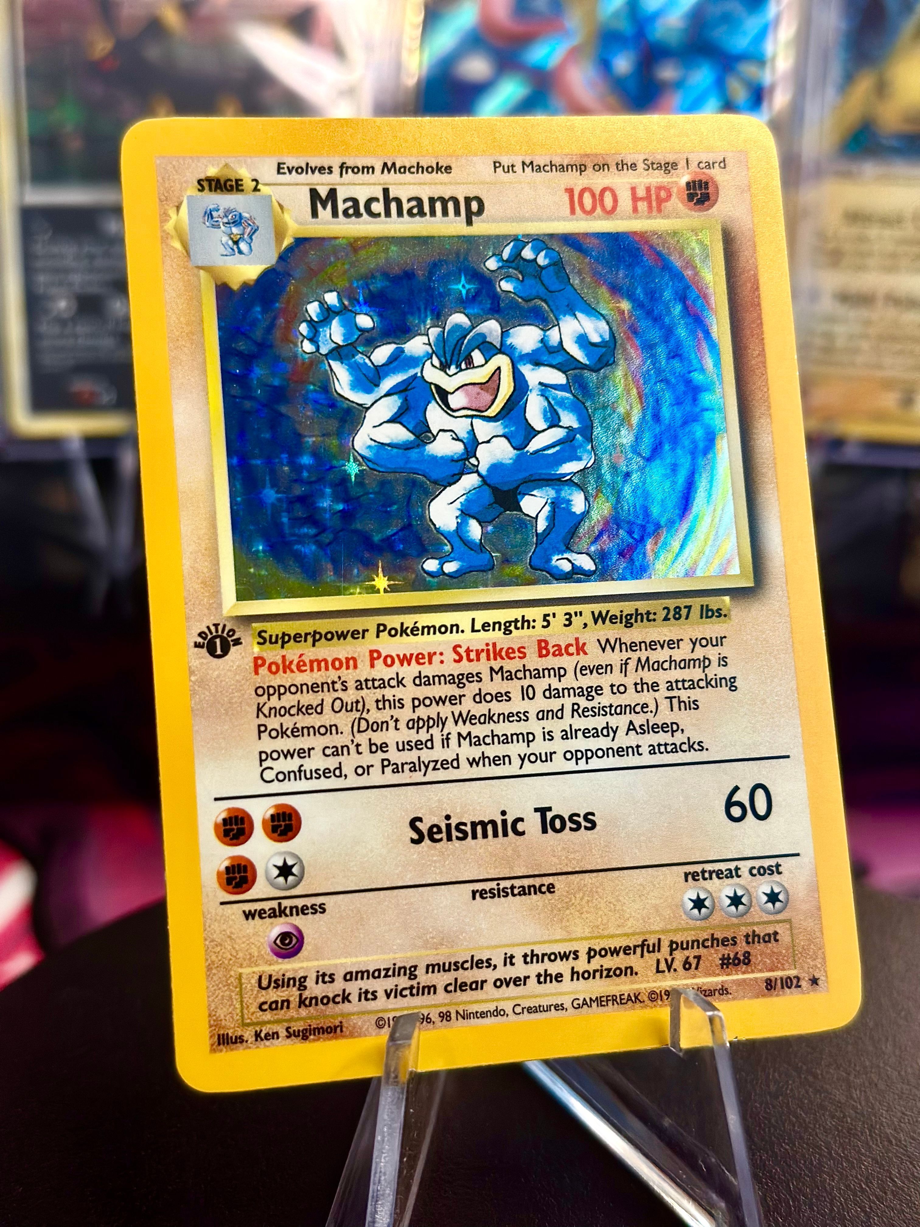 Machamp - 1st Edition Base Set  Whatnot: Shop, Sell, Connect