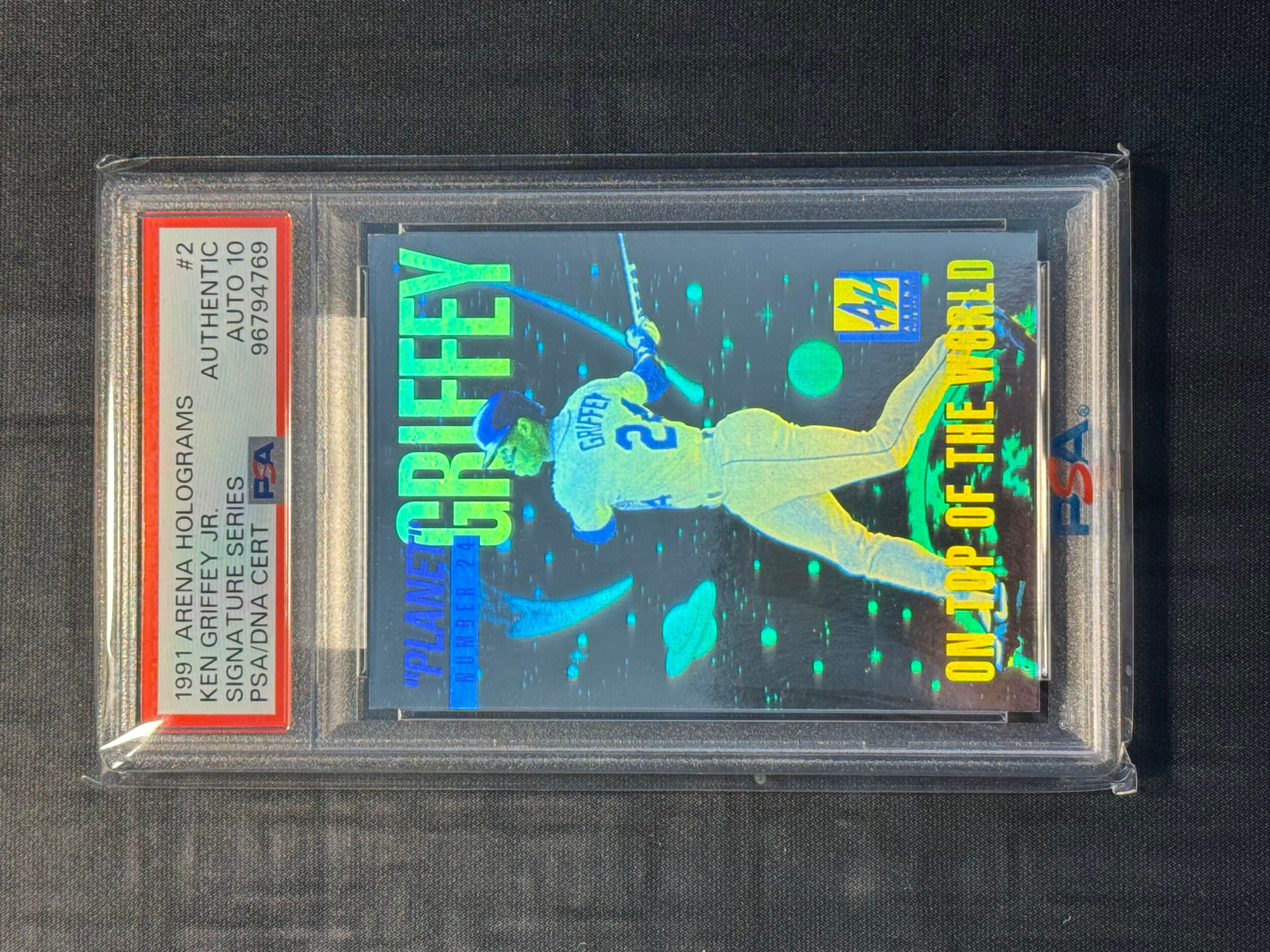 ken griffey jr holographic card Amazon.com: 1992 Upper Deck HoloGram Baseball Card #22 Ken Griffey Jr. :  Collectibles & Fine Art