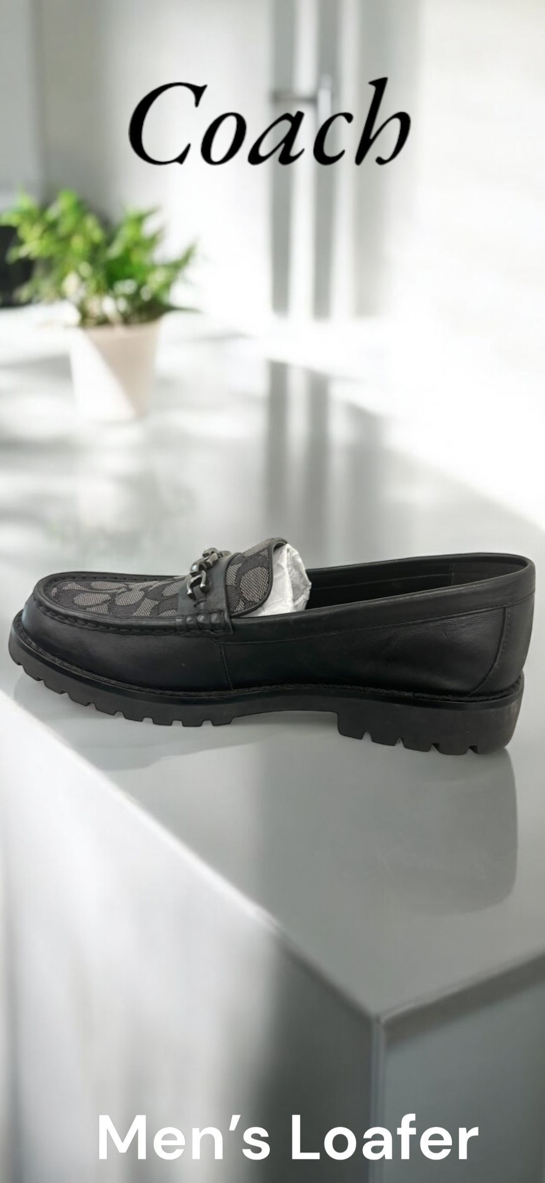 COACH ブラック ローファー 7.5 (24cm) 中古・古着通販】COACH (コーチ) ローファー ブラック サイズ