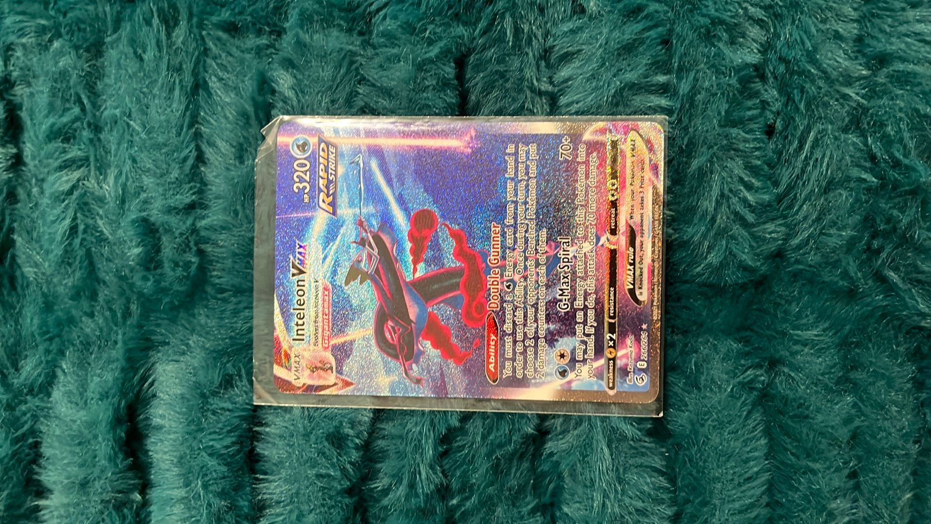 Inteleon VMAX Alternate Full Art Pokémon Fusion Strike #266