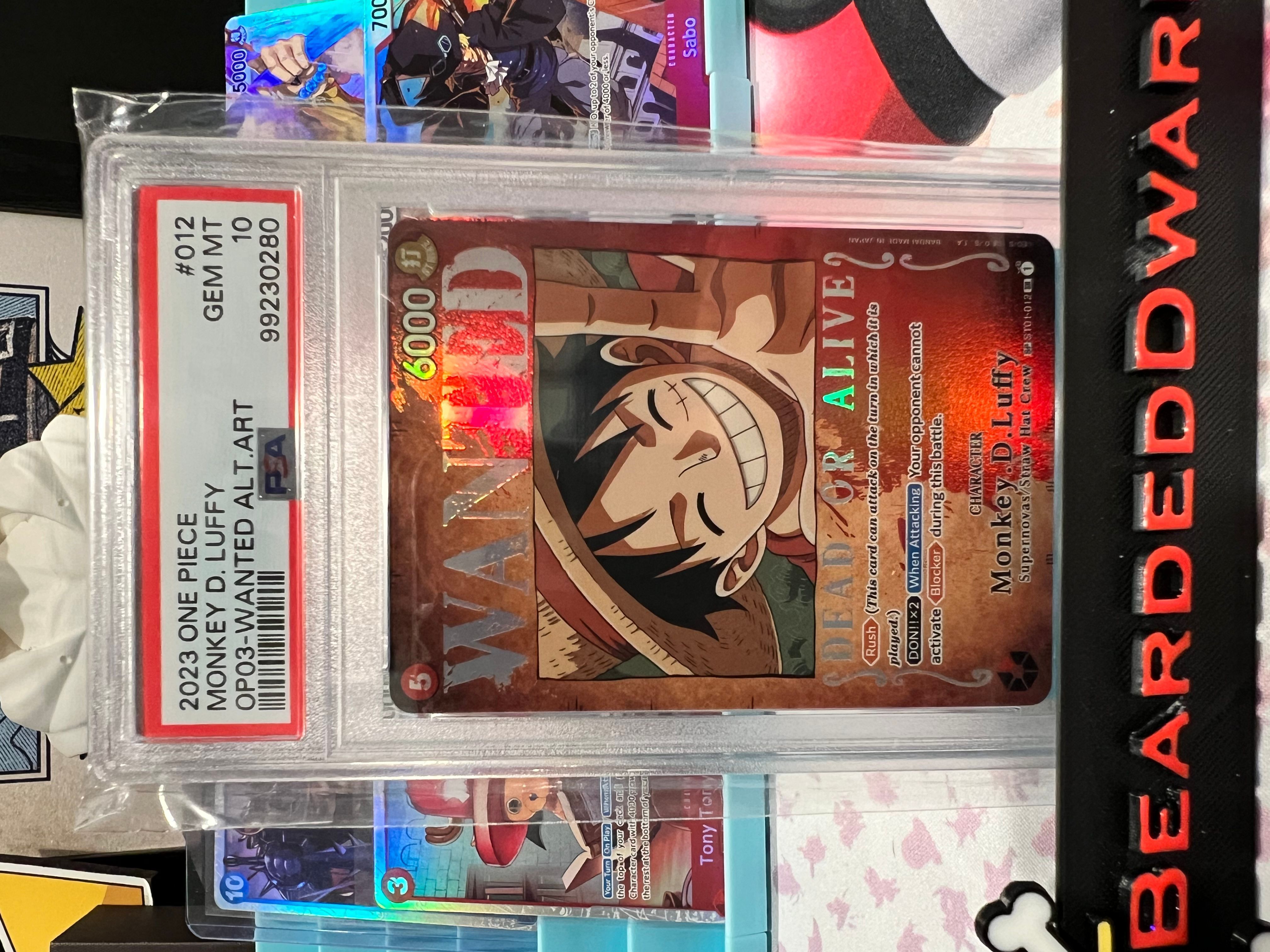 Luffy Wanted OP-03 PSA10  Whatnot: Shop, Sell, Connect