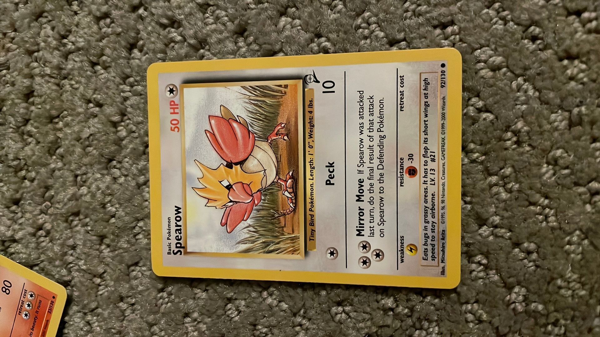 Spearow Base set 2 non holo  Whatnot: Shop, Sell, Connect