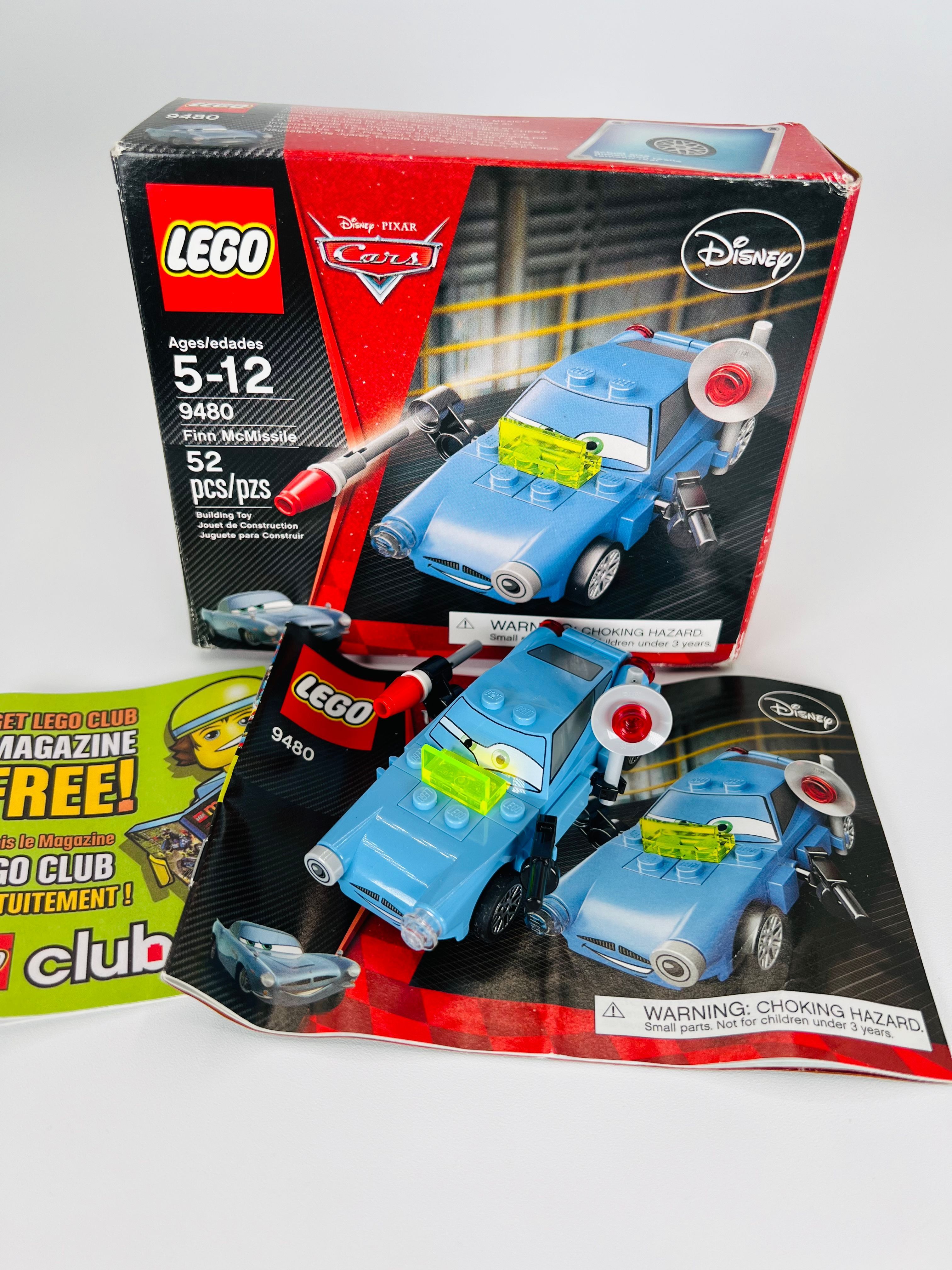 LEGO Disney Pixar Cars Finn McMissile 9480 COMPLETE WITH BOX