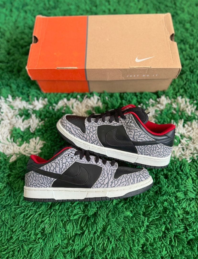 Dunk low sb supreme black cement 2002 Whatnot Buy Sell Go Live