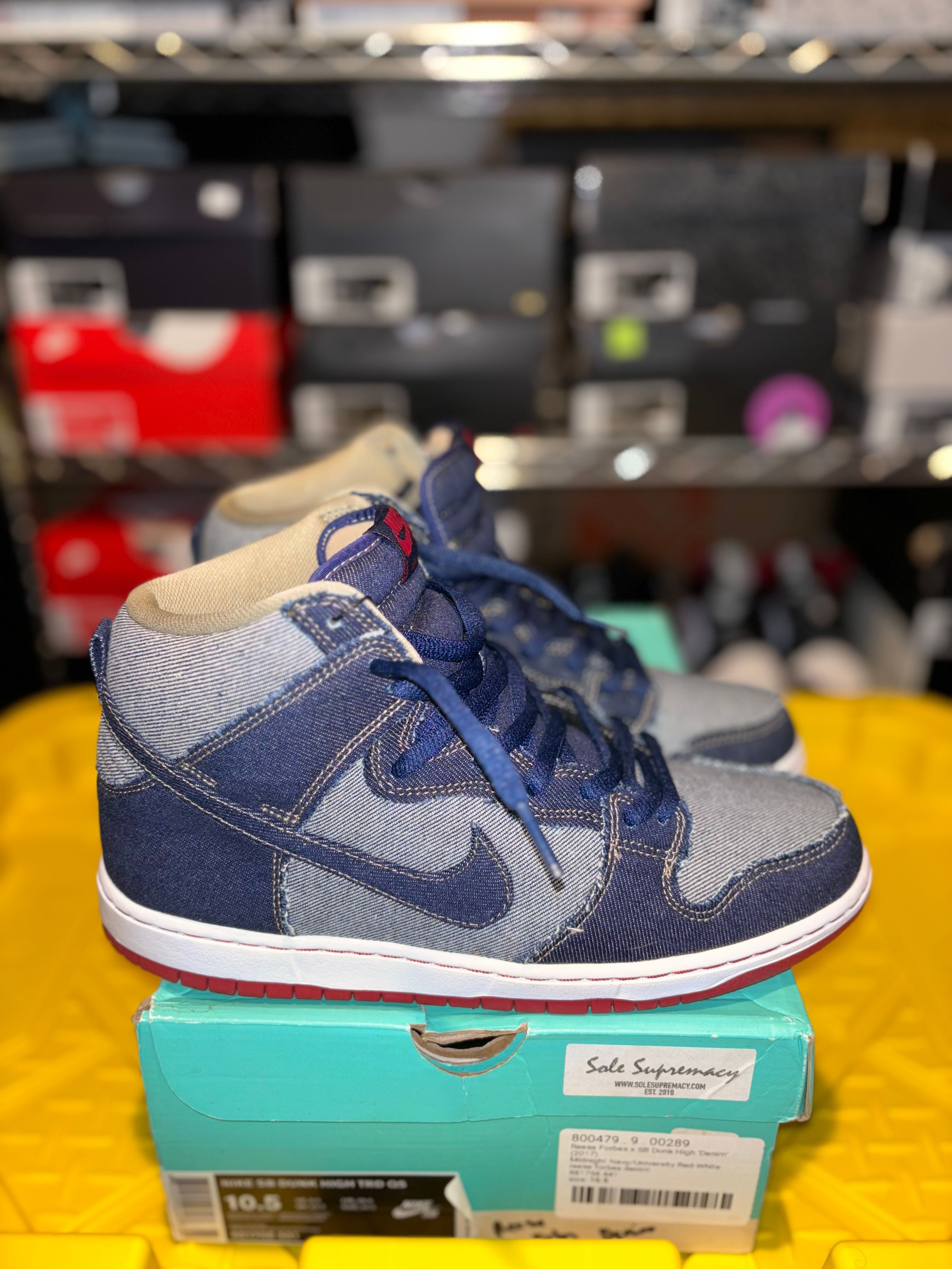 その他 NIKE -  Nike skate board SB REESE FORBES Nike Nike SB Dunk Low Pro Reese Forbes Denim | Size 11.5