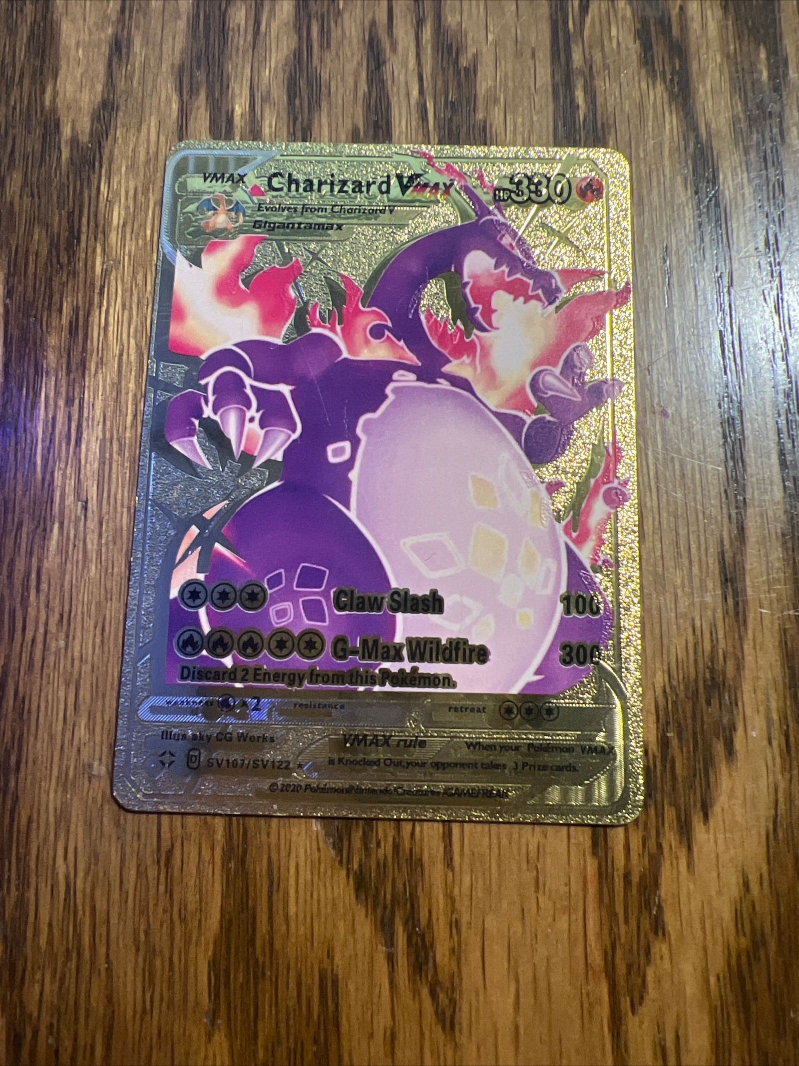 Pokmon Gold Charizard VMAX 330 HP  Whatnot: Shop, Sell, Connect