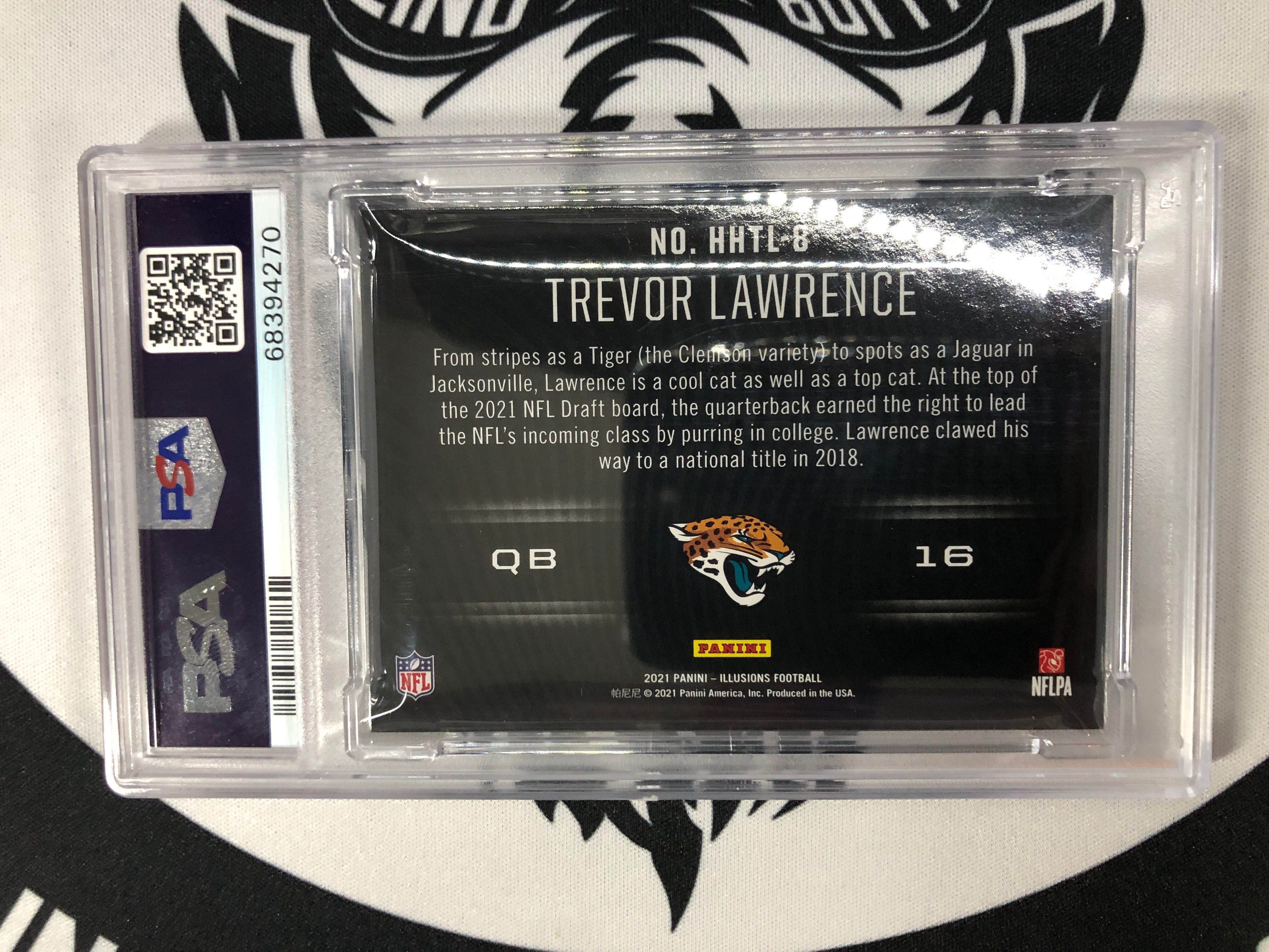 Trevor Lawrence orders 2021 Panini Illusions Holoheroes Rookie Card